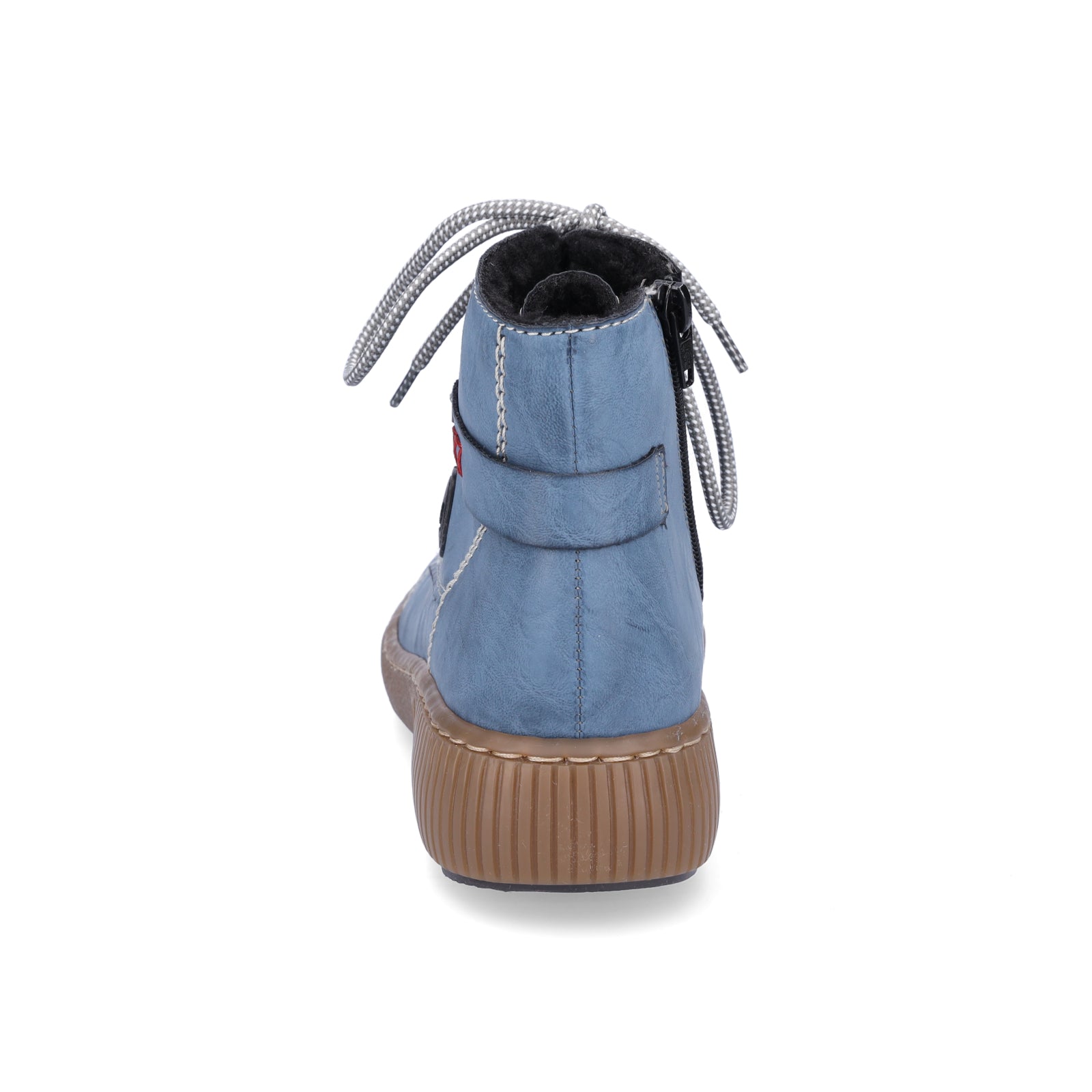 Rieker women's lace-up boot blue