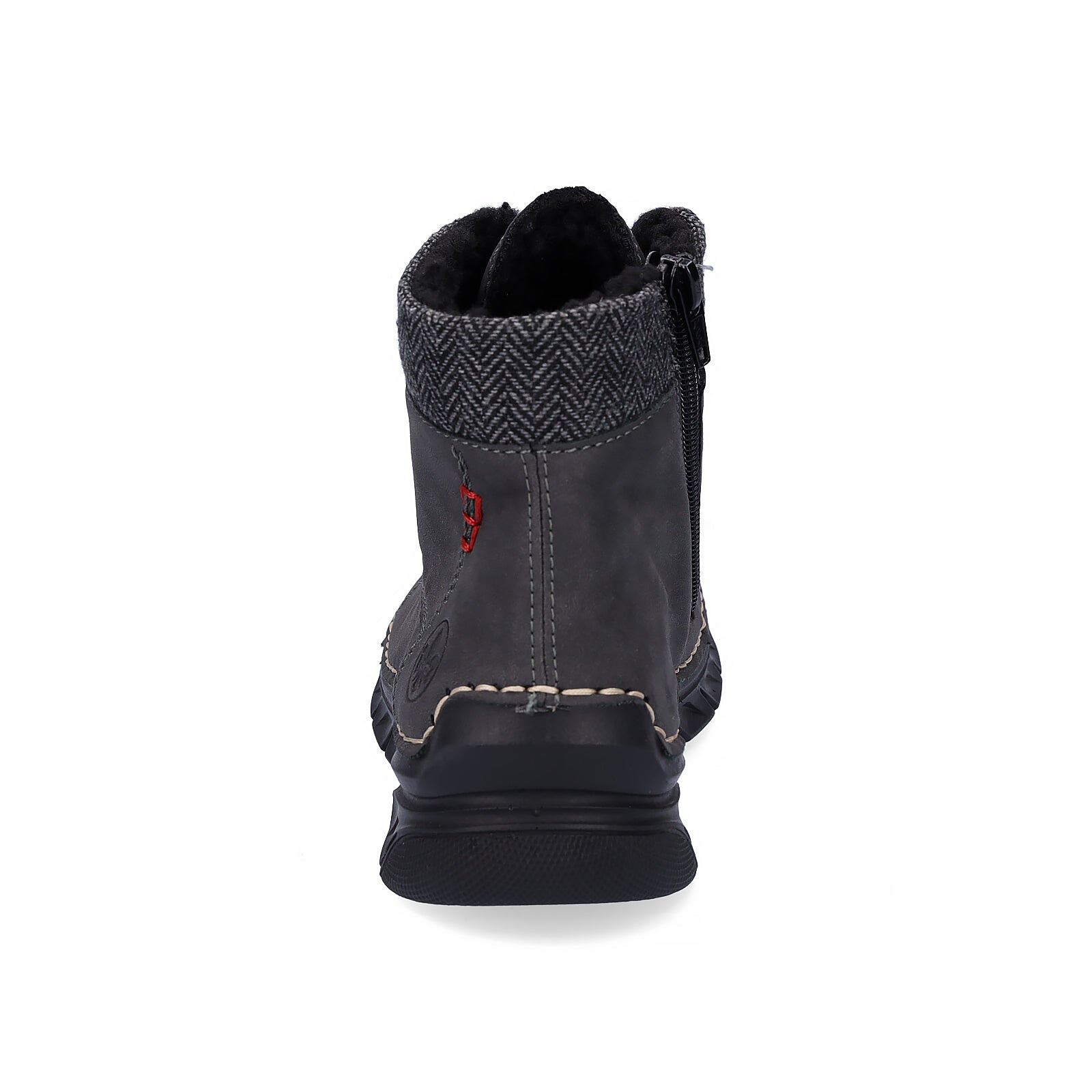 Rieker women's lace-up boot gray