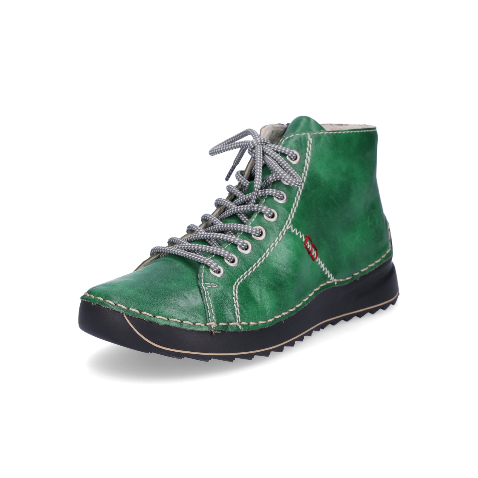 Rieker women's lace-up boot green