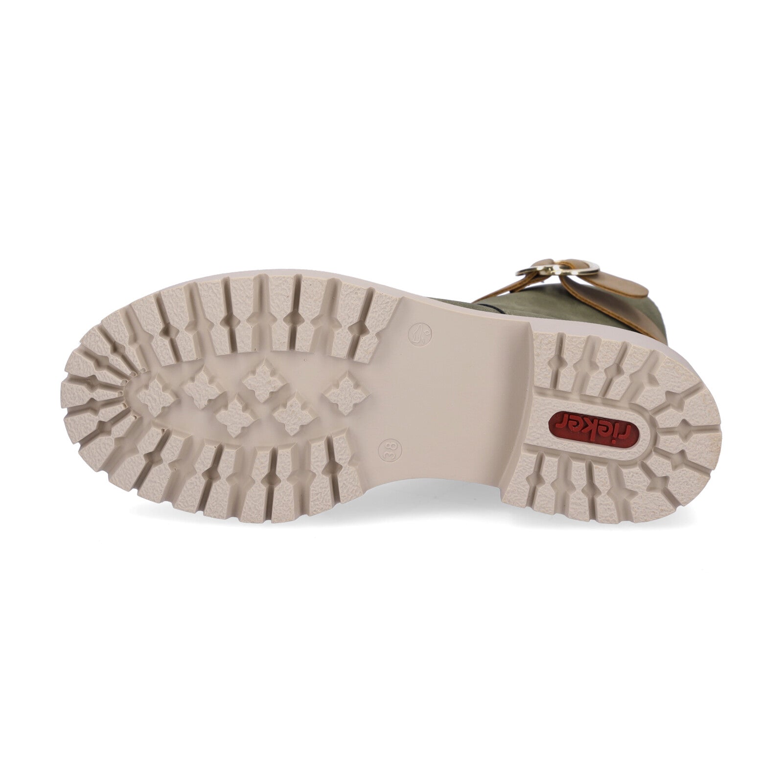 Rieker women's lace-up boot green