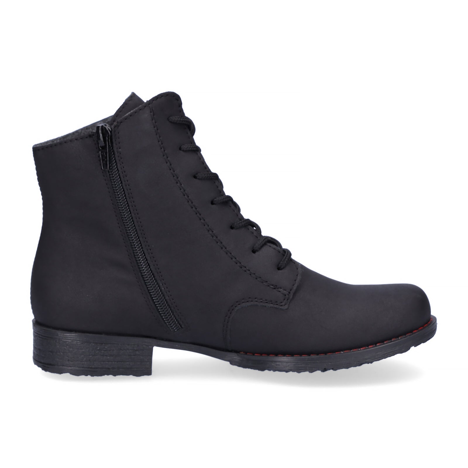 Rieker women's lace-up boot black