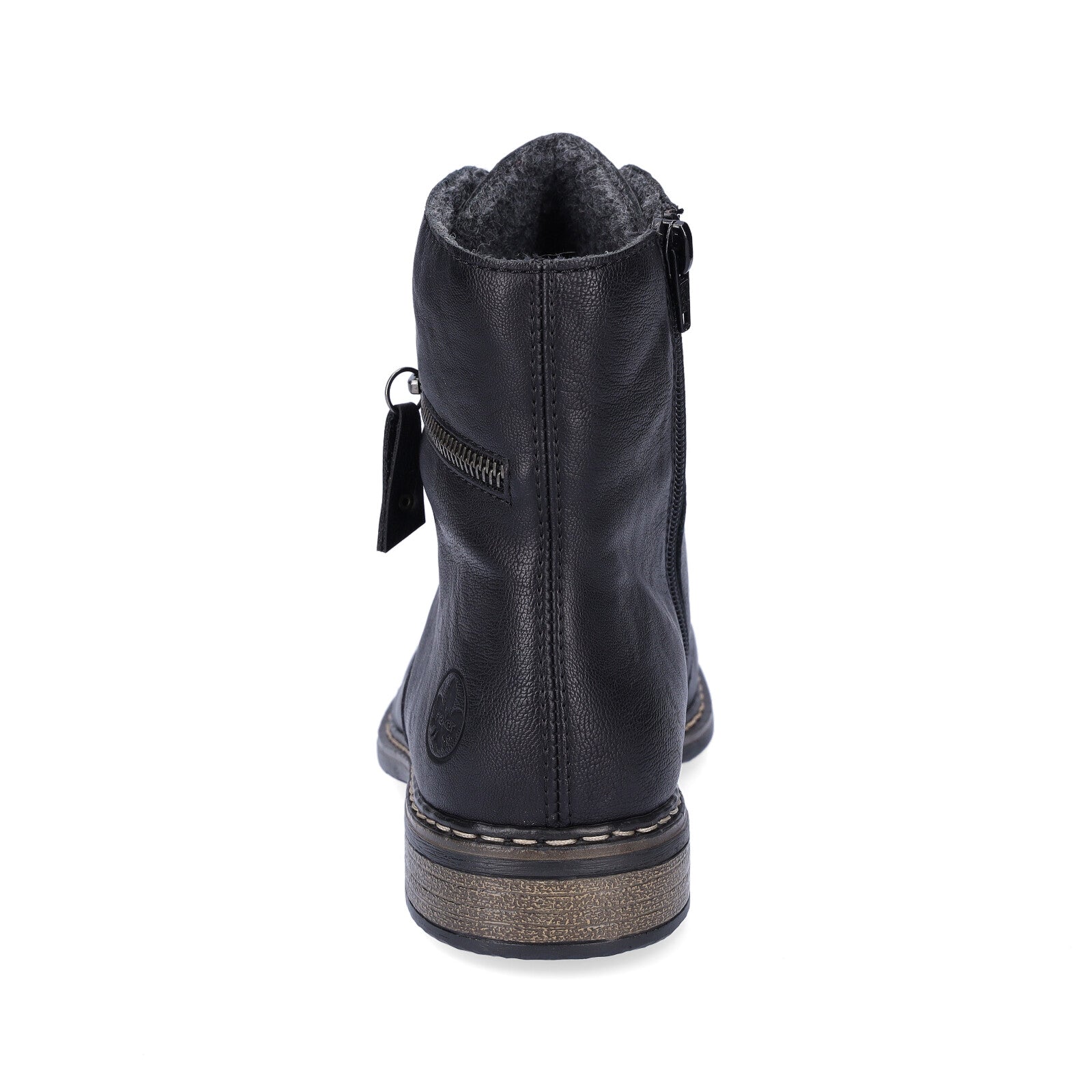 Rieker women's lace-up boot black