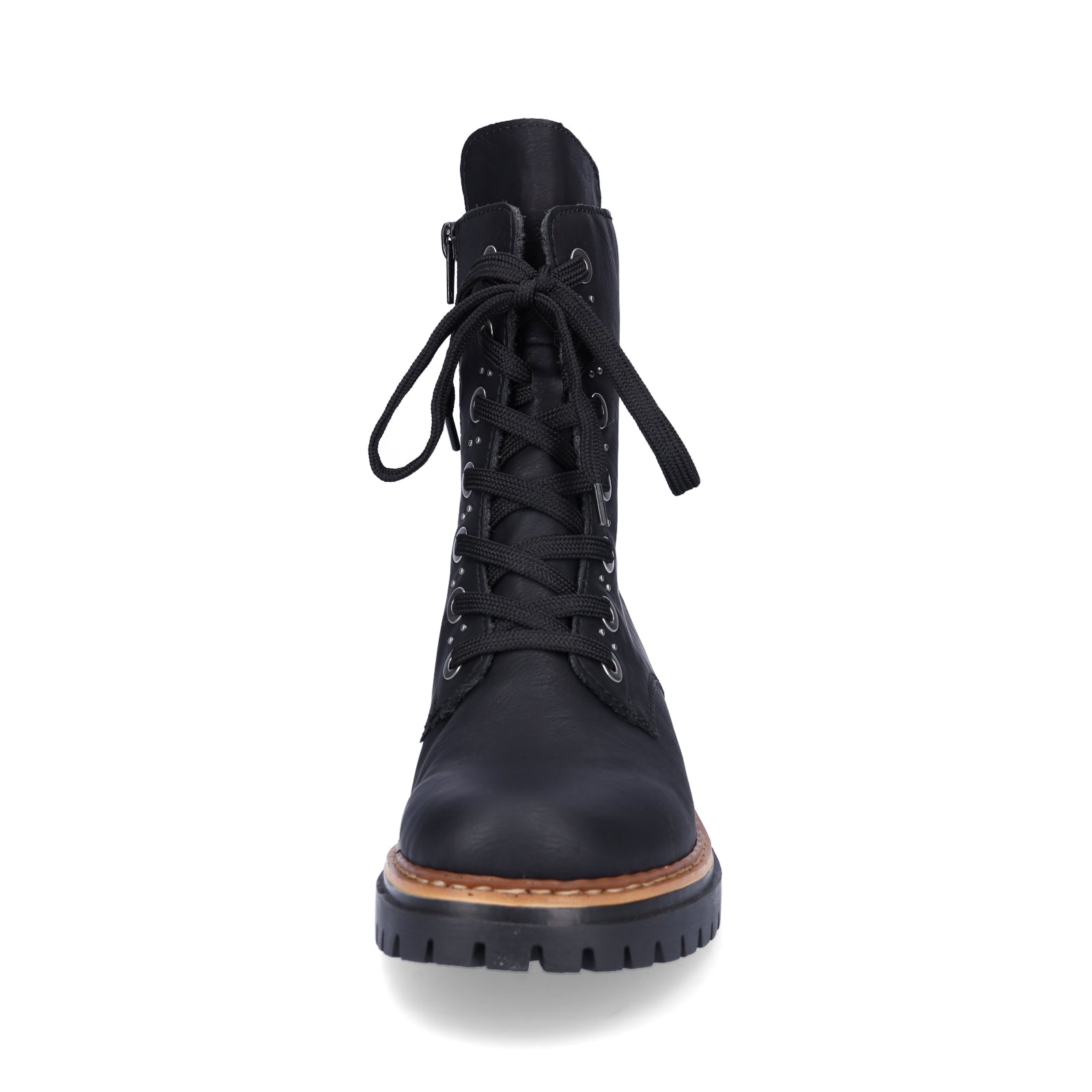 Rieker women's lace-up boot black