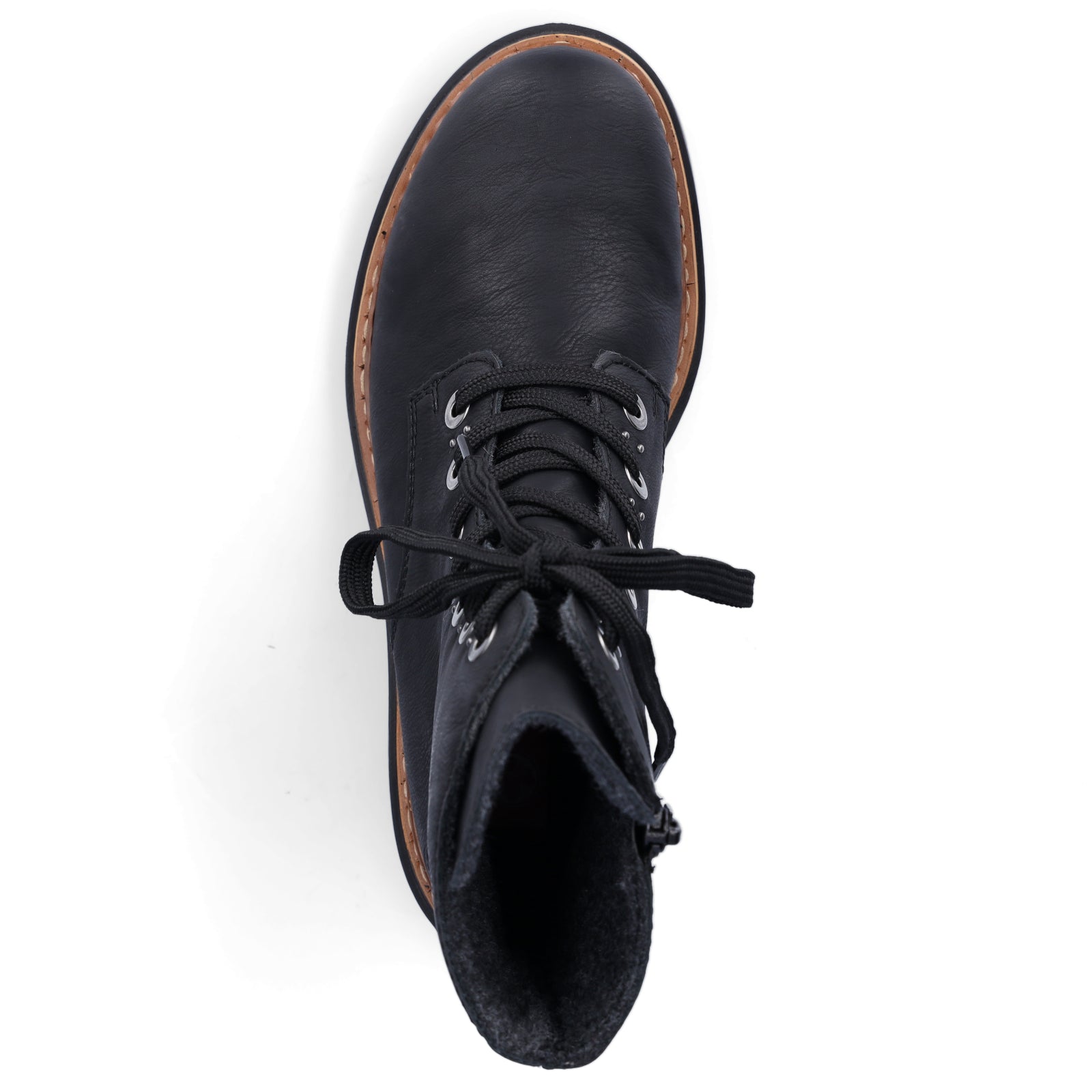 Rieker women's lace-up boot black