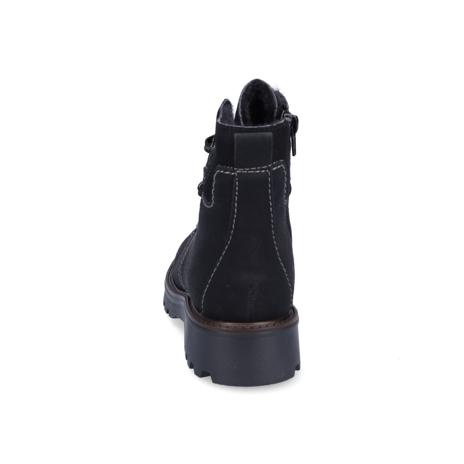 Rieker Damen Schnürboot schwarz