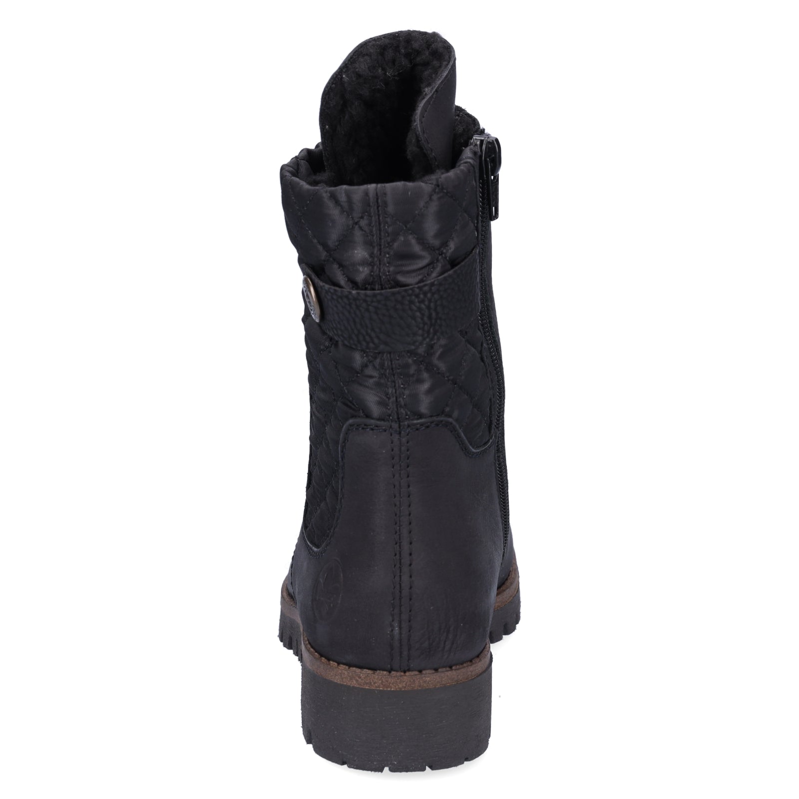 Rieker women's lace-up boot black