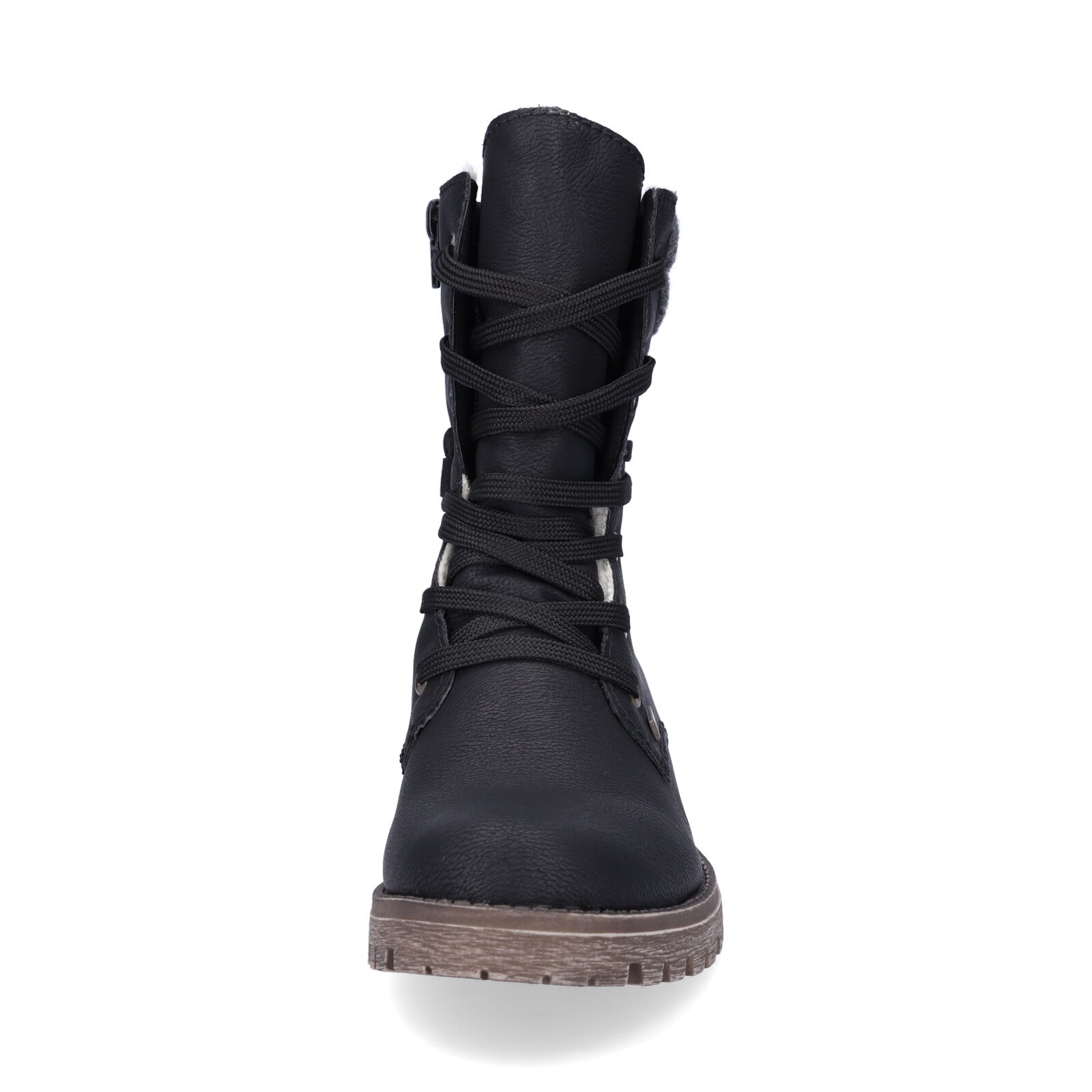 Rieker women's lace-up boot black