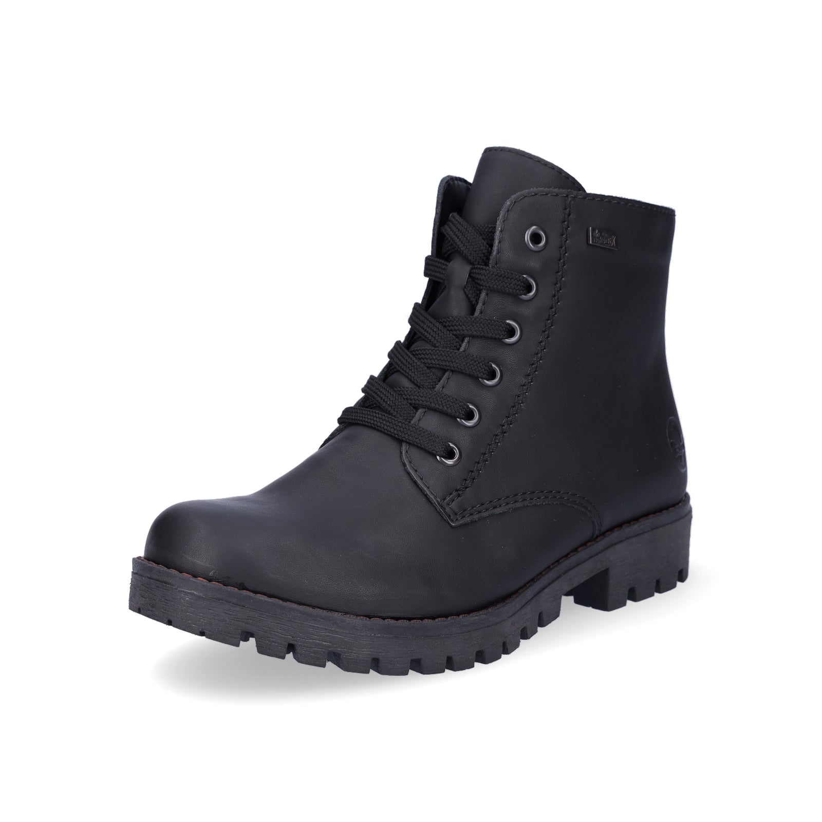 Rieker women's lace-up boot black