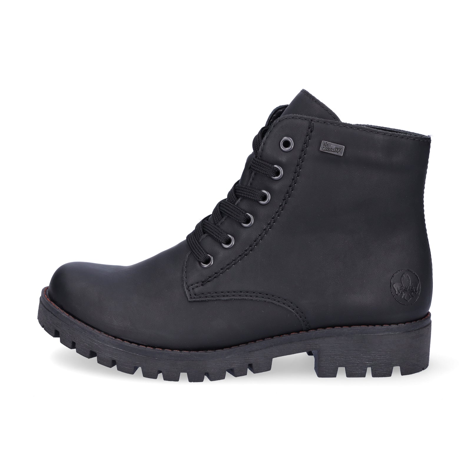 Rieker women's lace-up boot black
