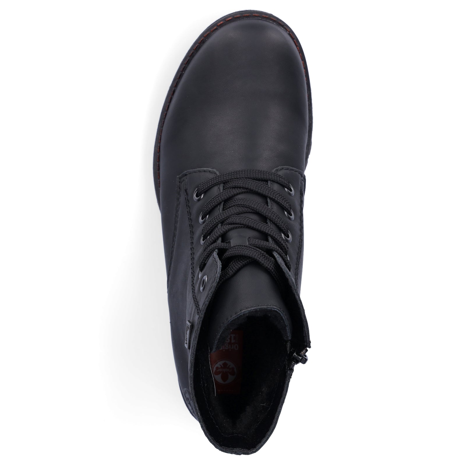 Rieker women's lace-up boot black