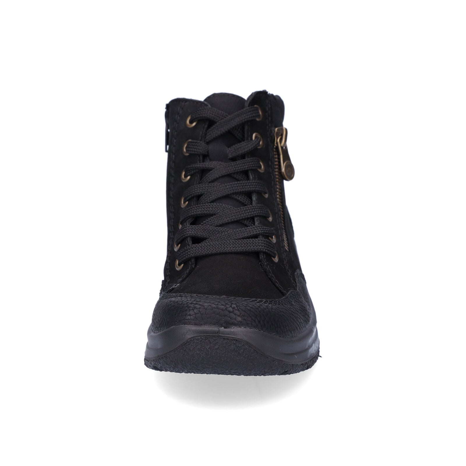 Rieker women's lace-up boot black