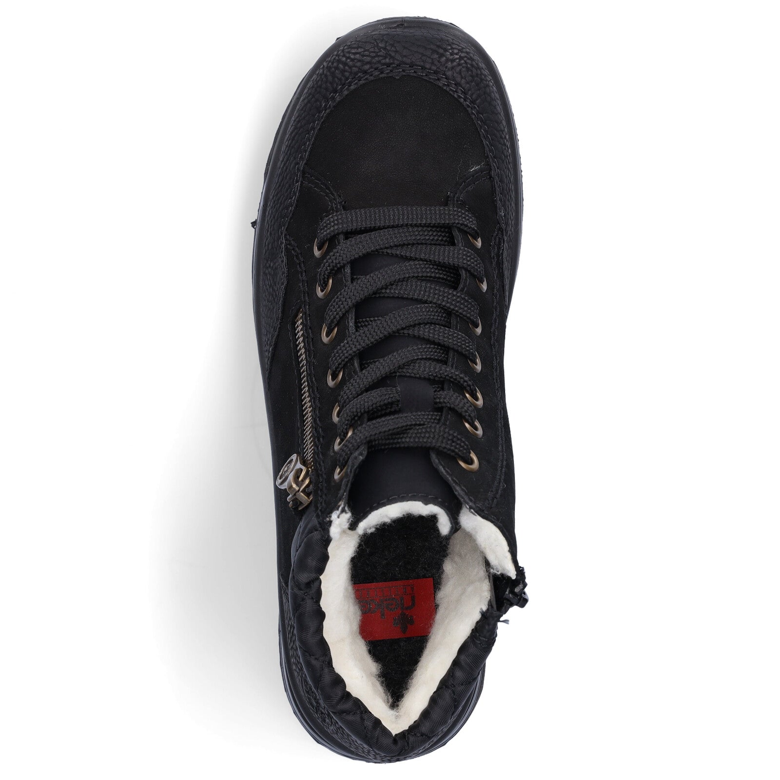 Rieker women's lace-up boot black