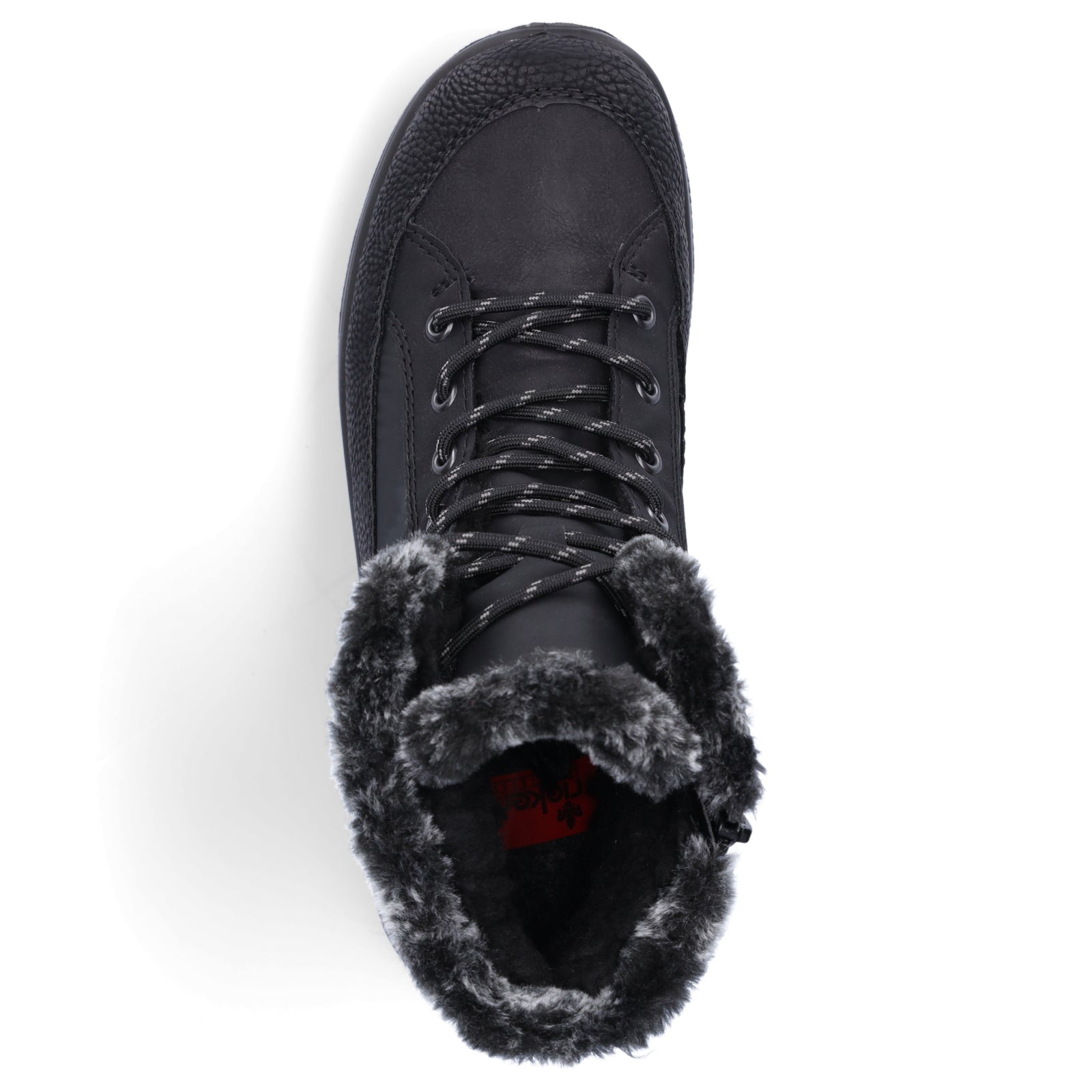 Rieker women's lace-up boot black