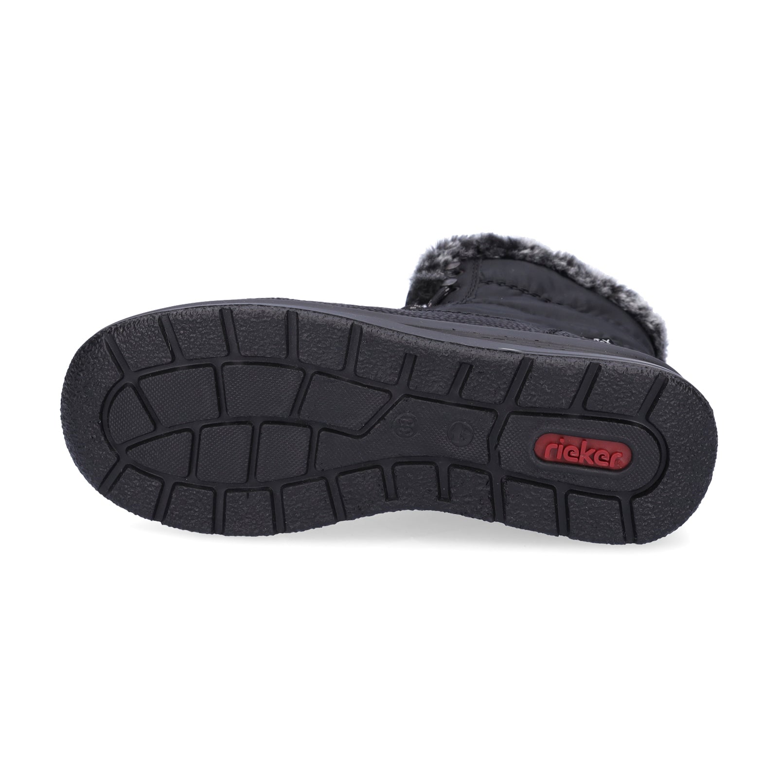 Rieker women's lace-up boot black