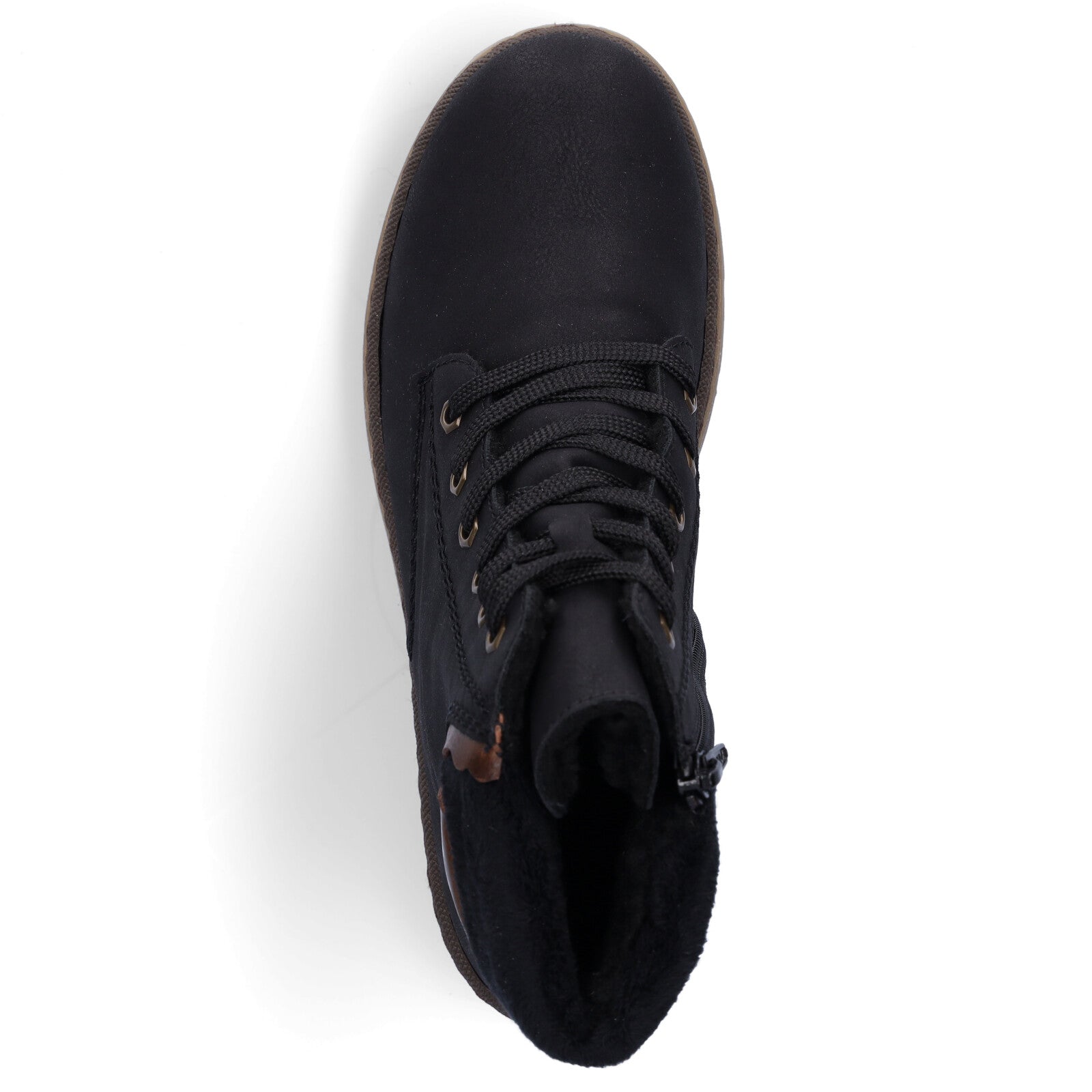 Rieker women's lace-up boot black