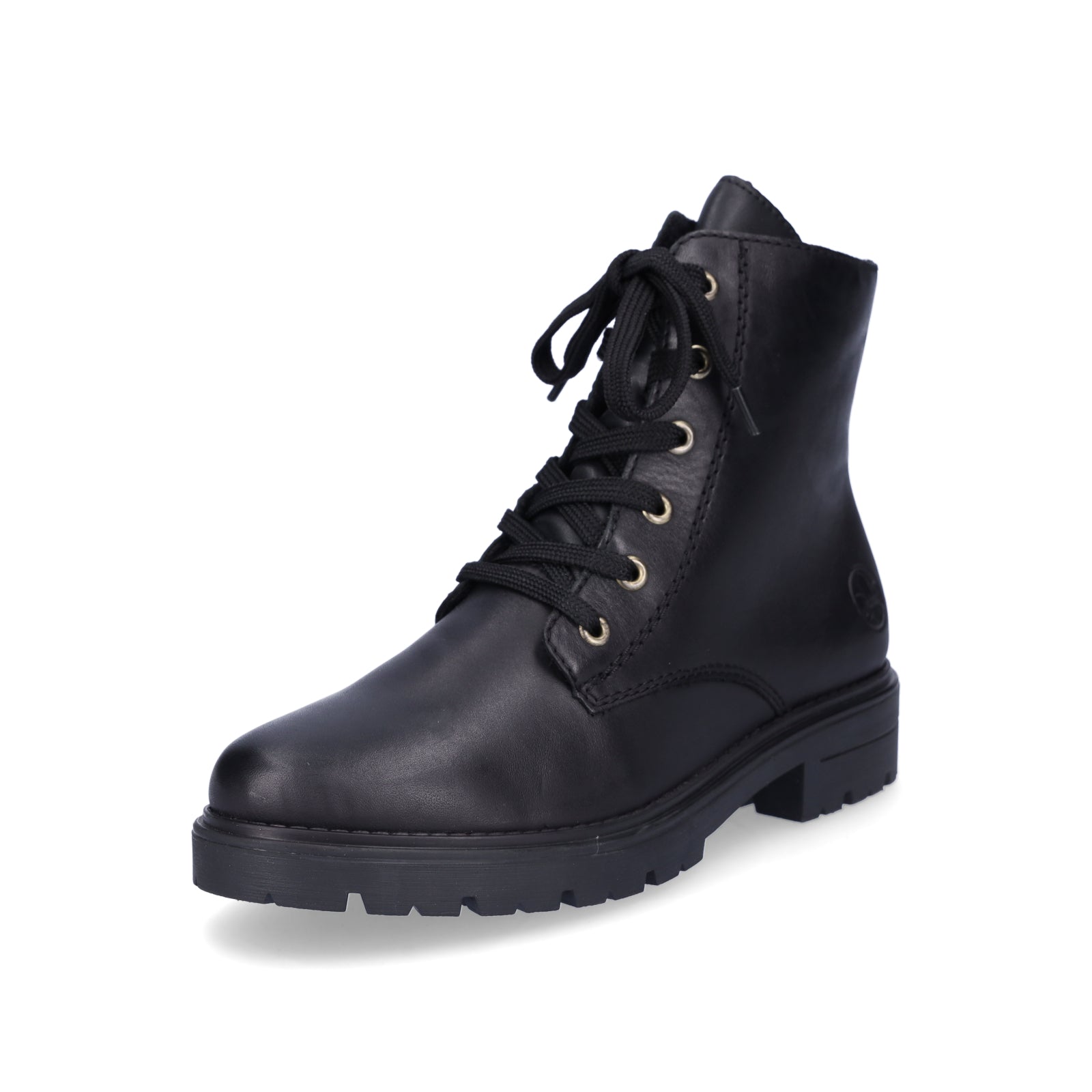 Rieker women's lace-up boot black