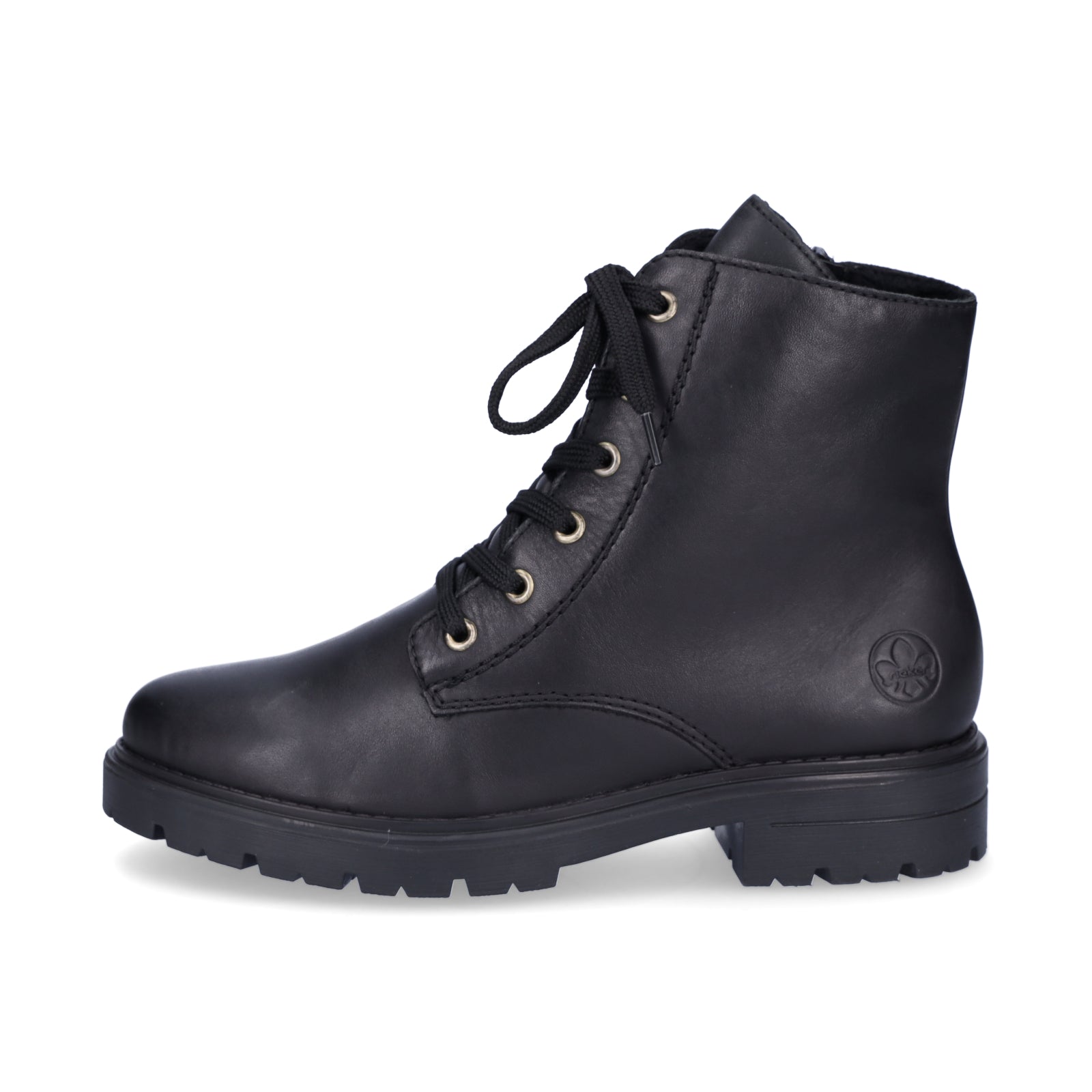 Rieker women's lace-up boot black