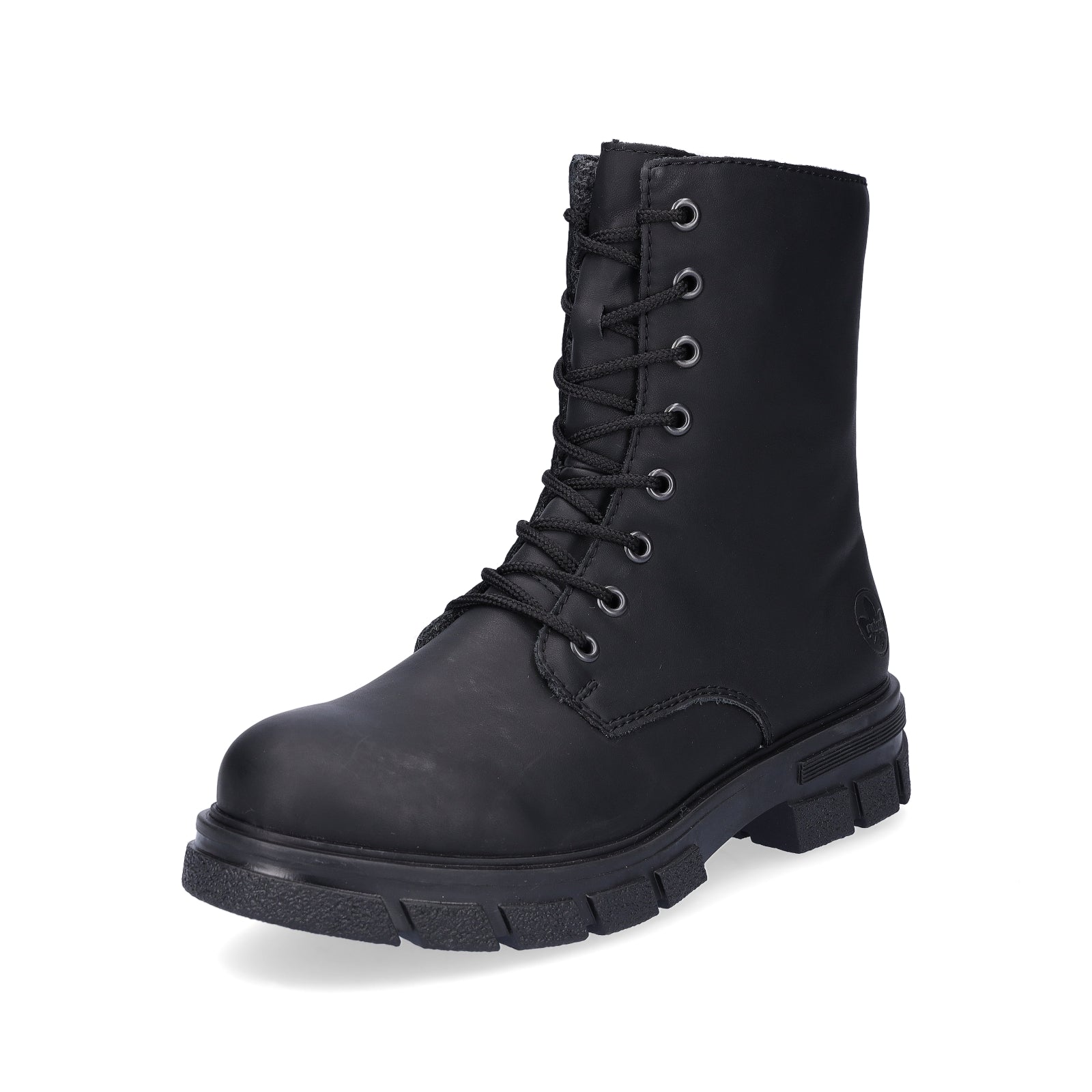 Rieker women's lace-up boot black
