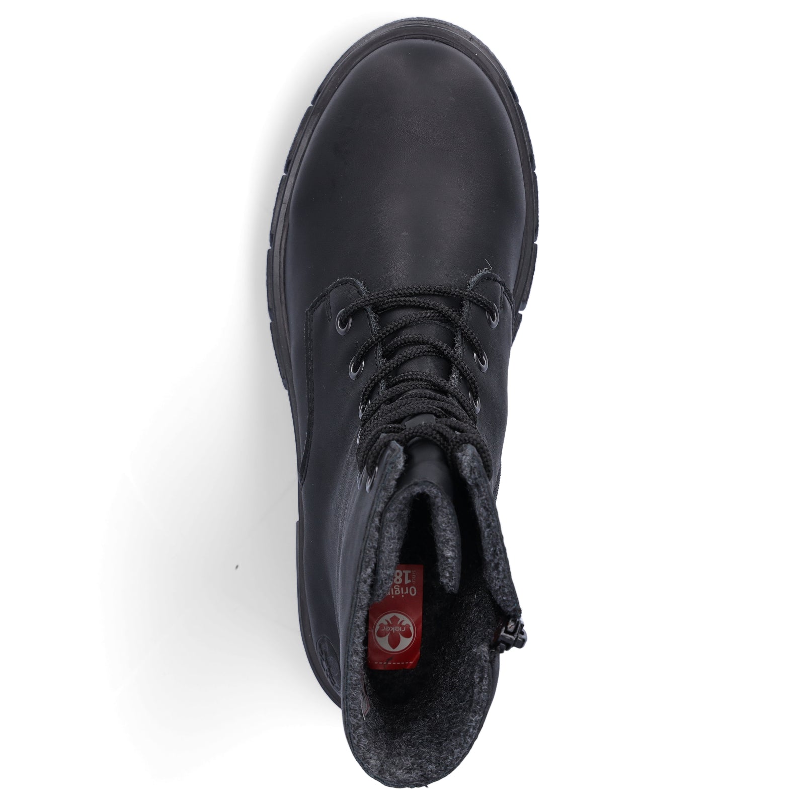 Rieker women's lace-up boot black