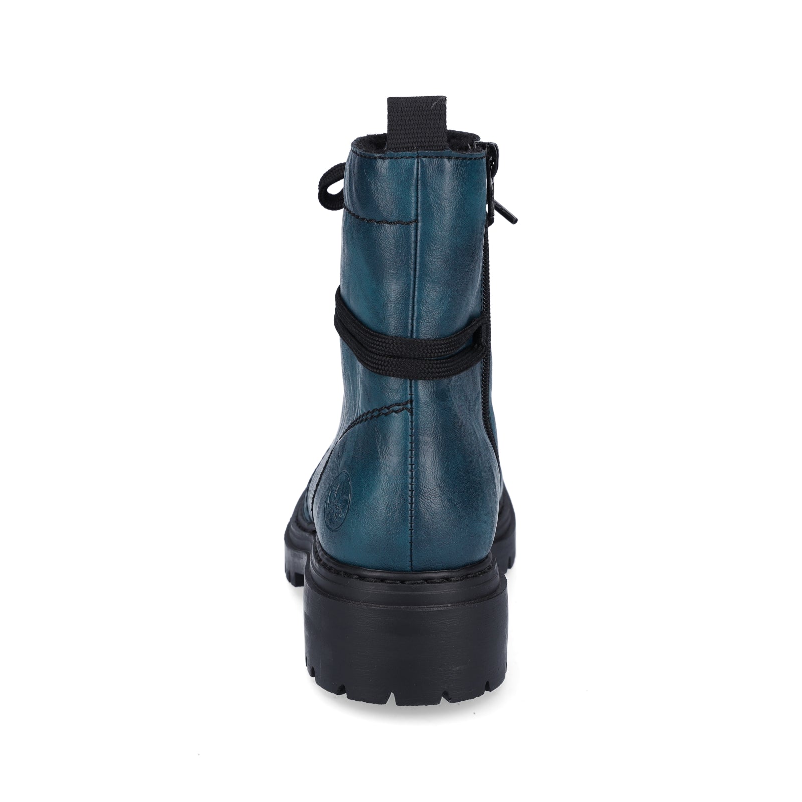 Rieker women's lace-up boot petrol