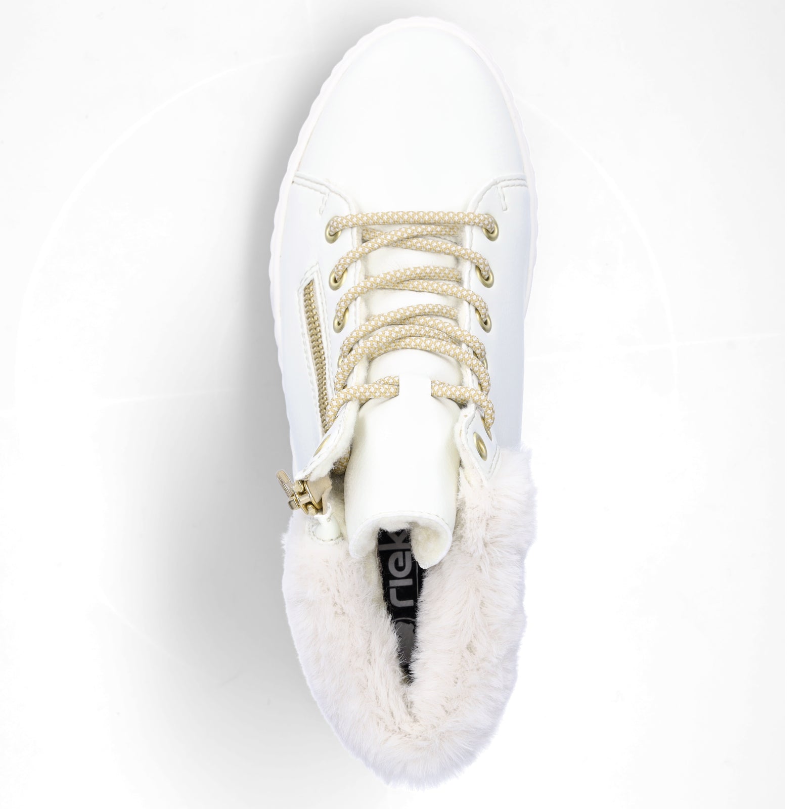 Rieker Damen Schnürboot weiß