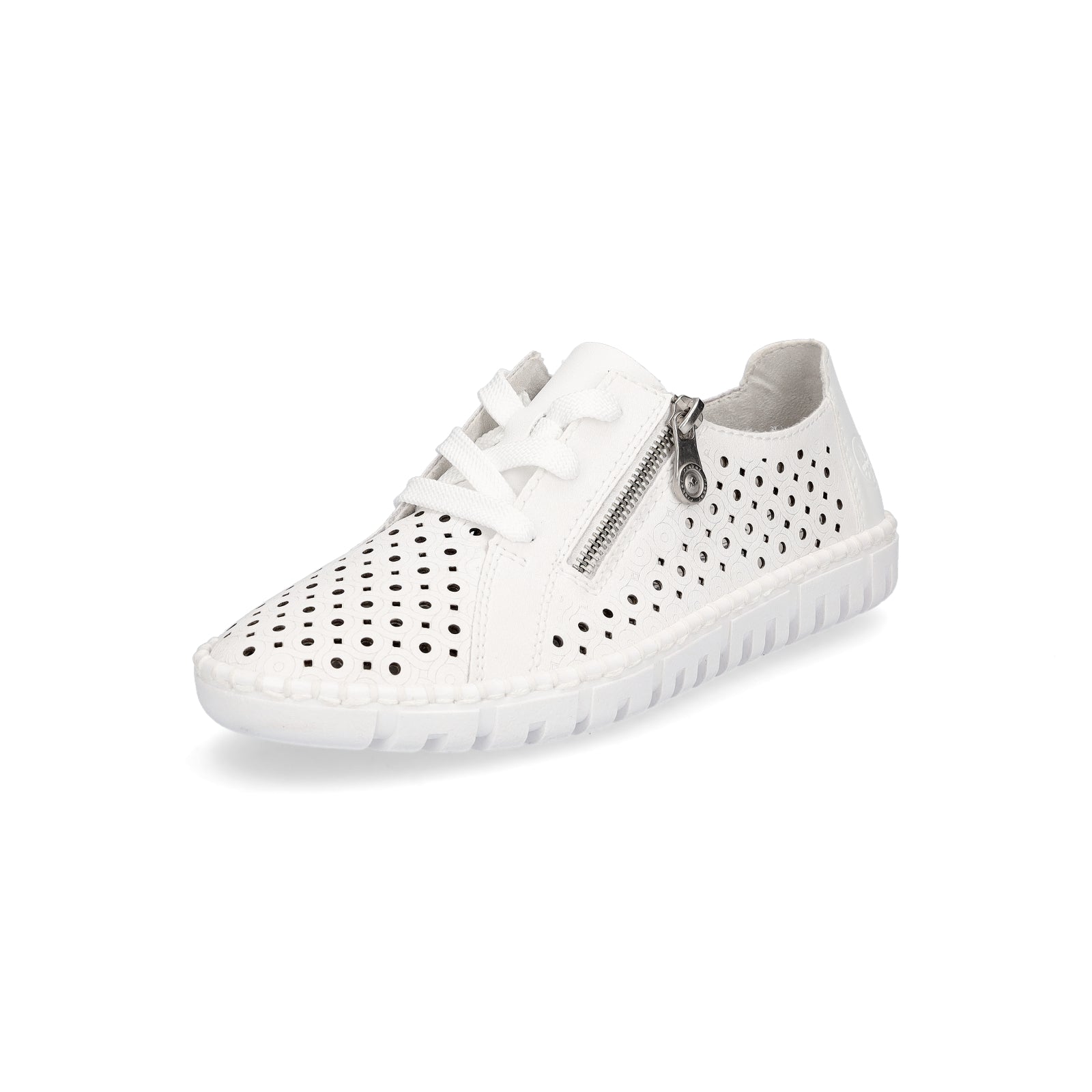 Rieker Damen Schnürschuh weiß
