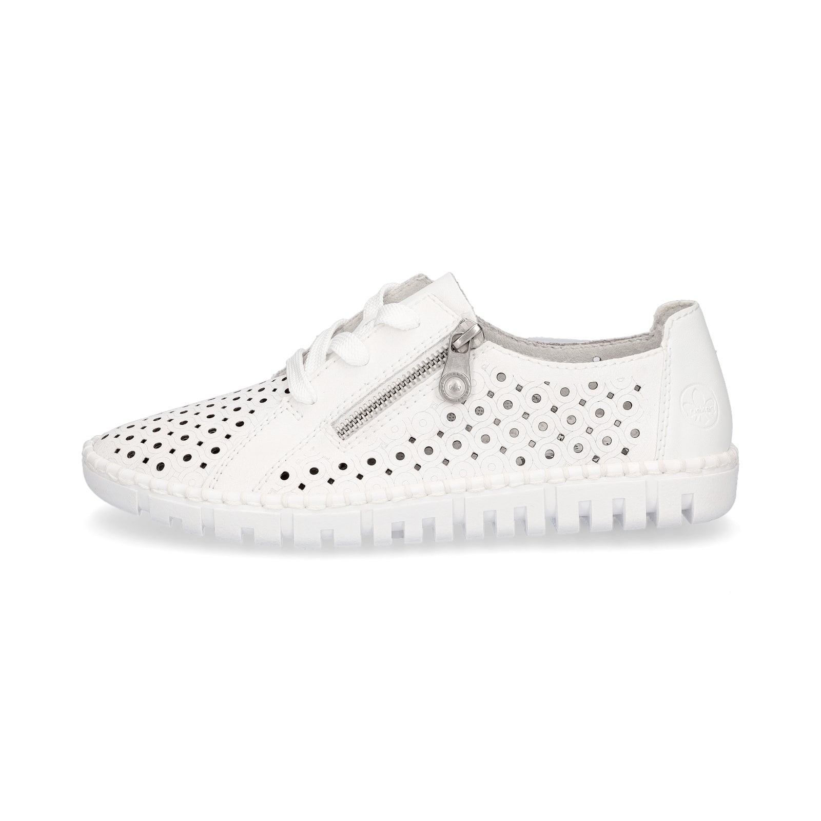 Rieker Damen Schnürschuh weiß