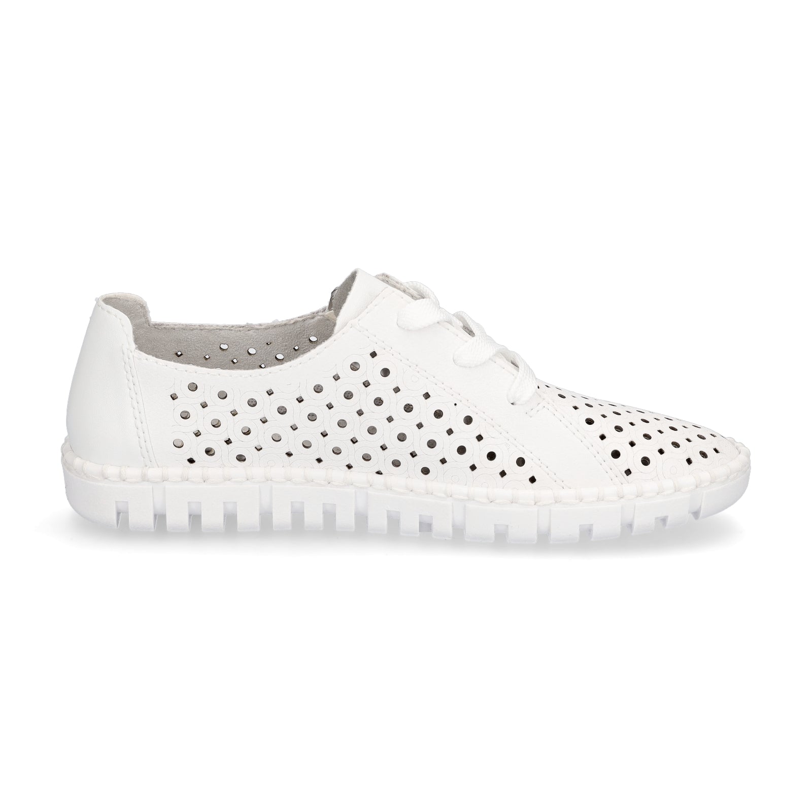 Rieker Damen Schnürschuh weiß