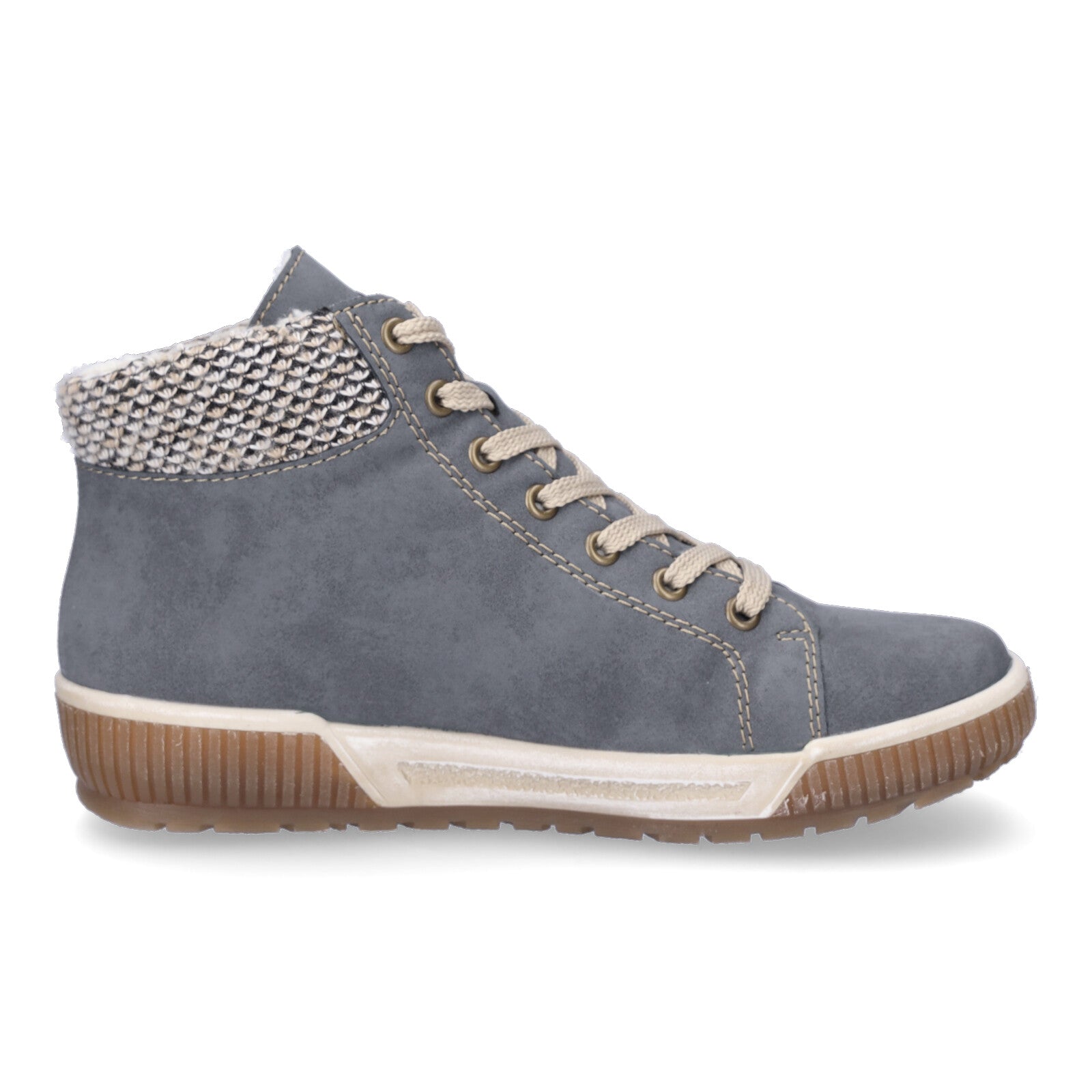 Rieker women's lace-up boot blue