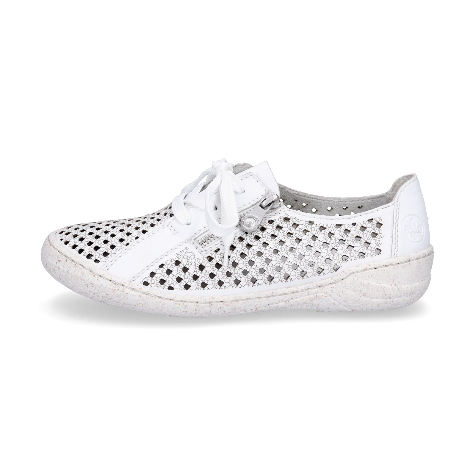 Rieker women's lace-up shoe white