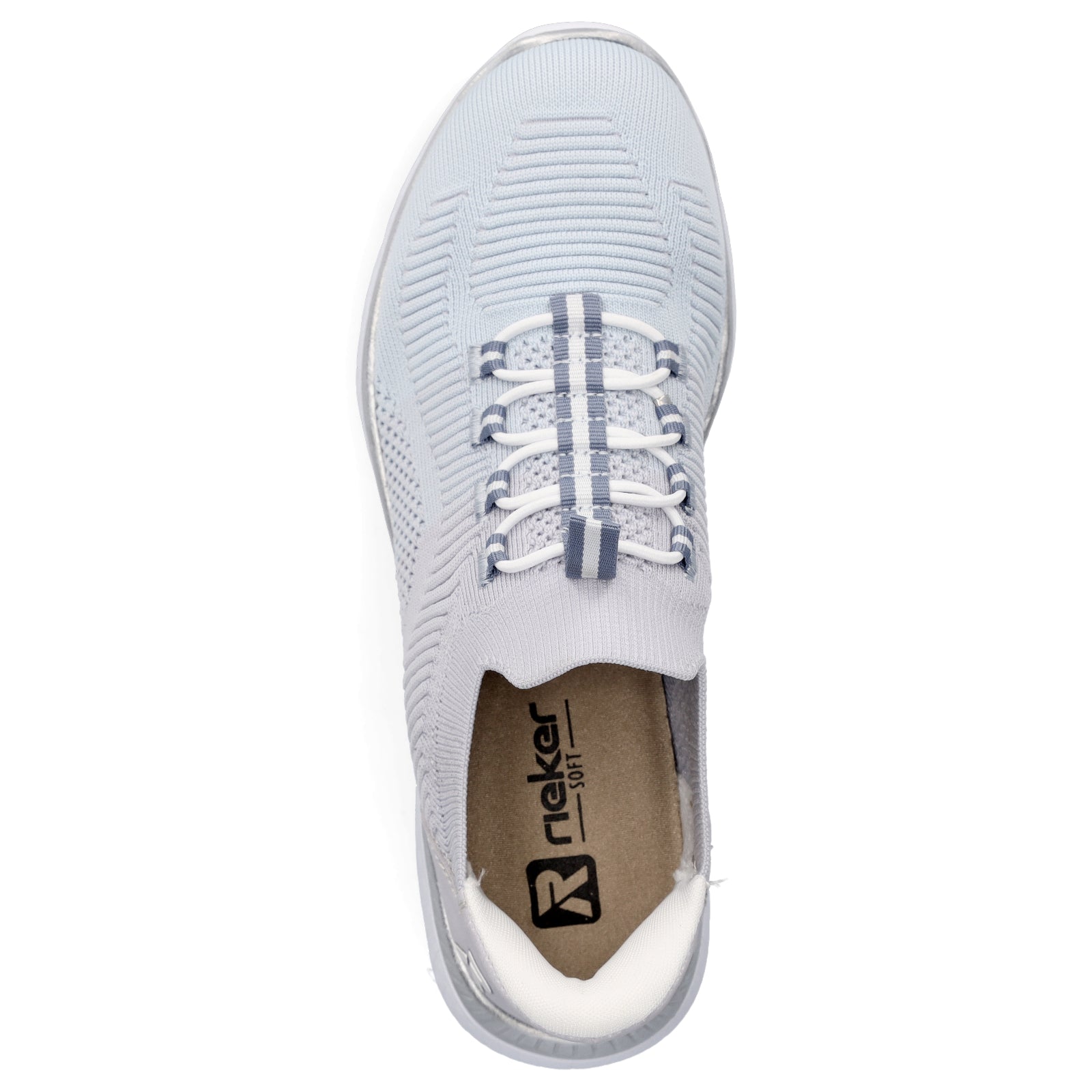 Rieker Damen Slipper blau lila