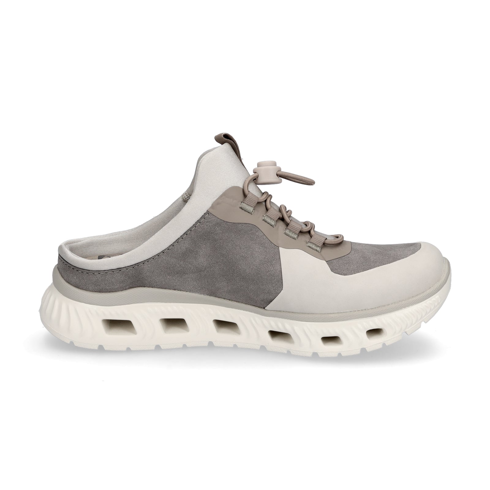 Rieker Damen Slipper grau