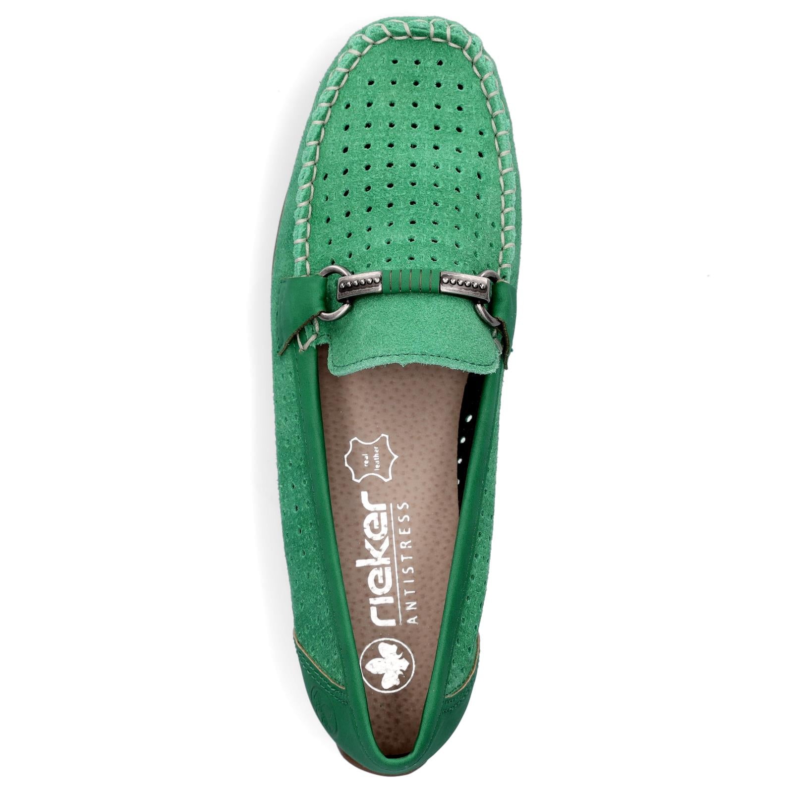 Rieker women's slippers green