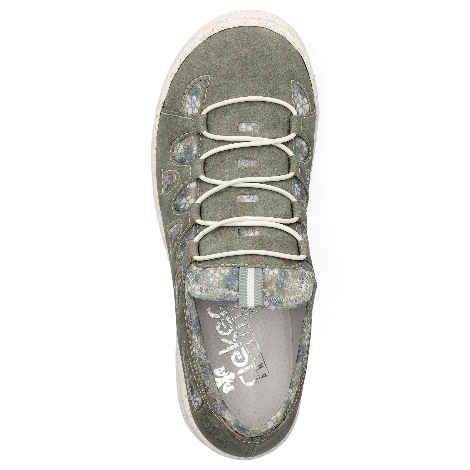 Rieker women's slippers green