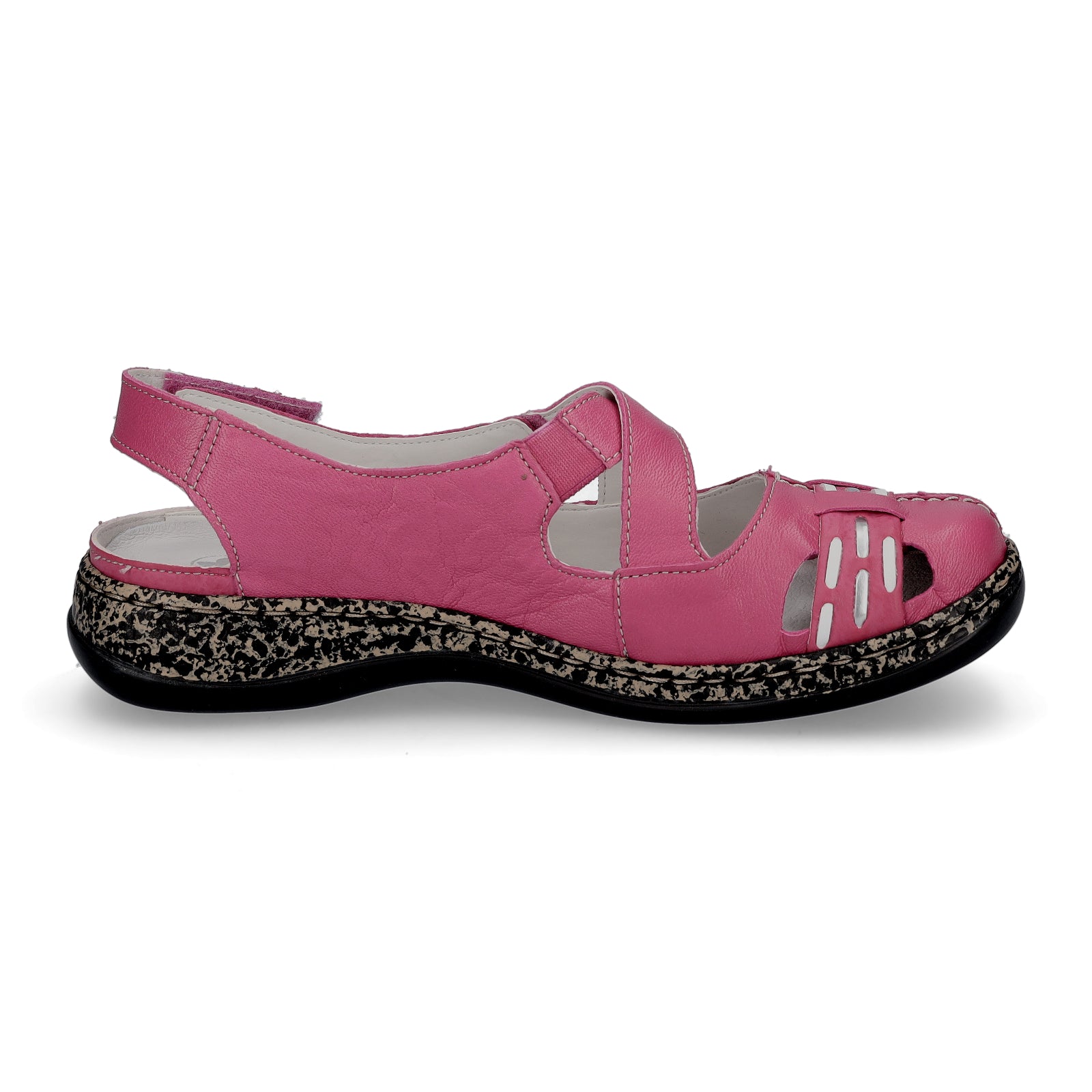 Rieker women's slippers fuchsia