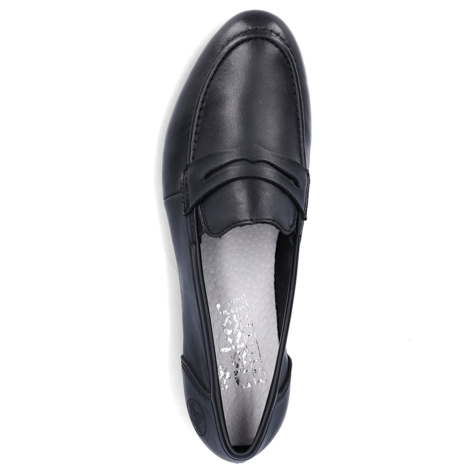Rieker women's loafers black