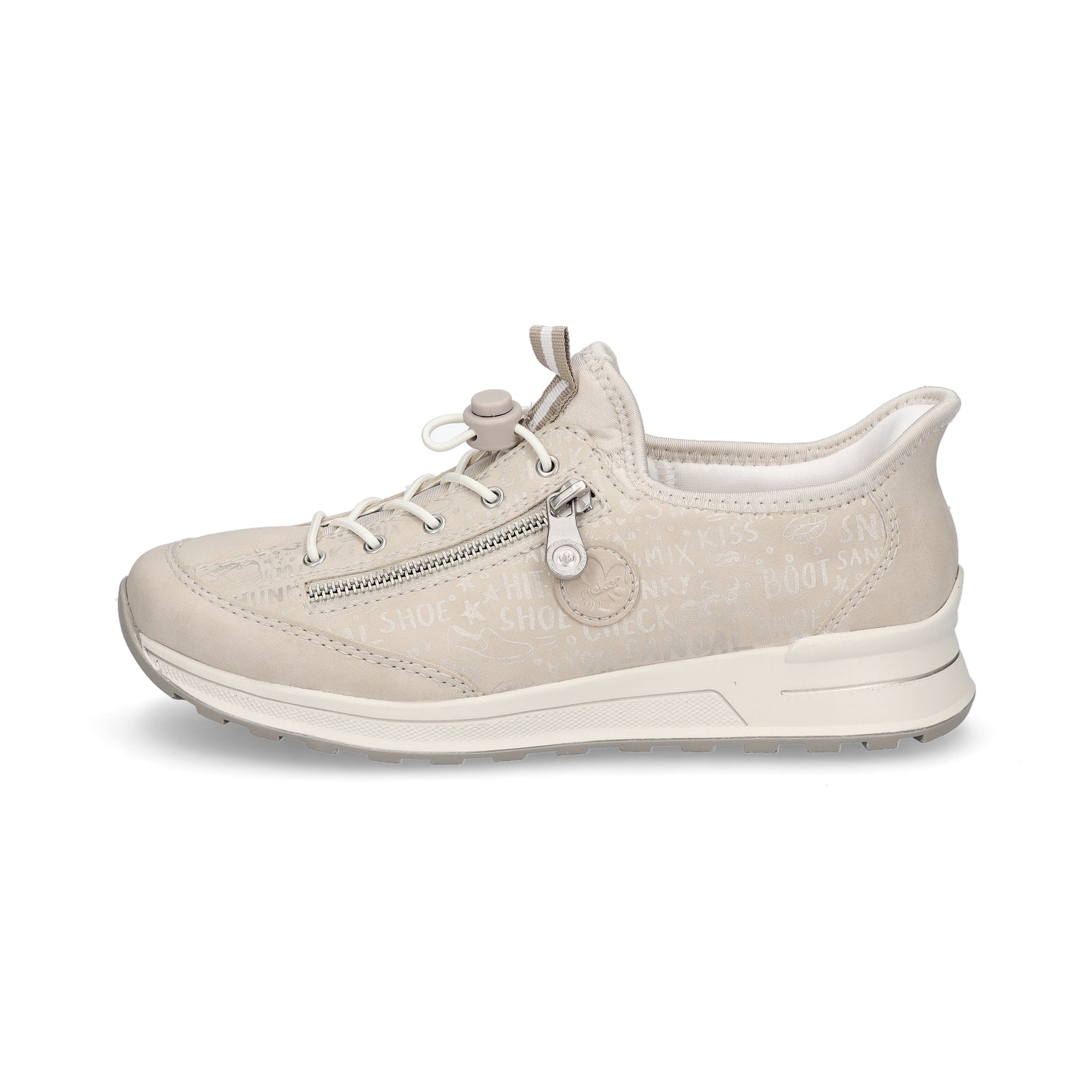 Rieker Damen Slipper beige
