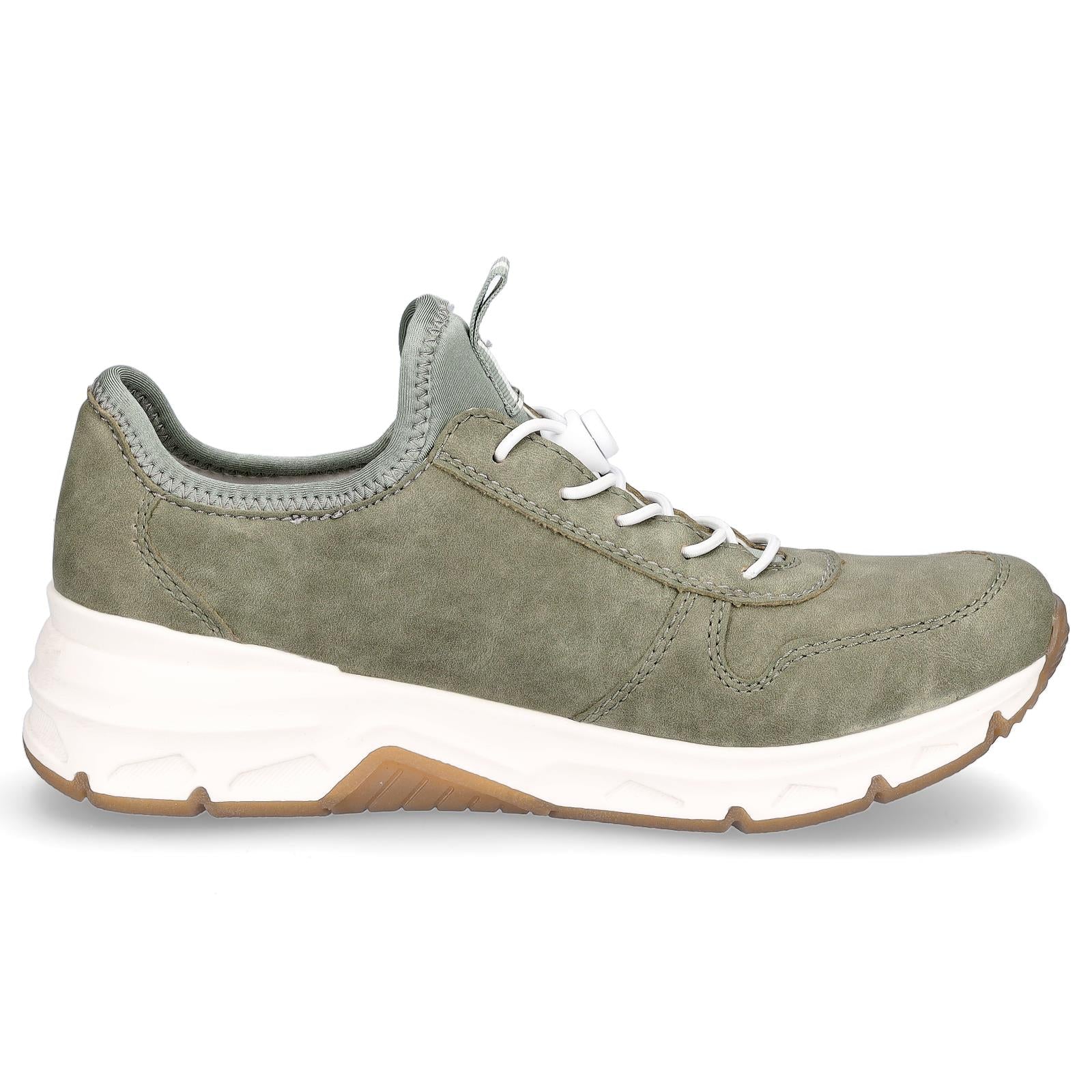 Rieker women's slip-on sneakers green