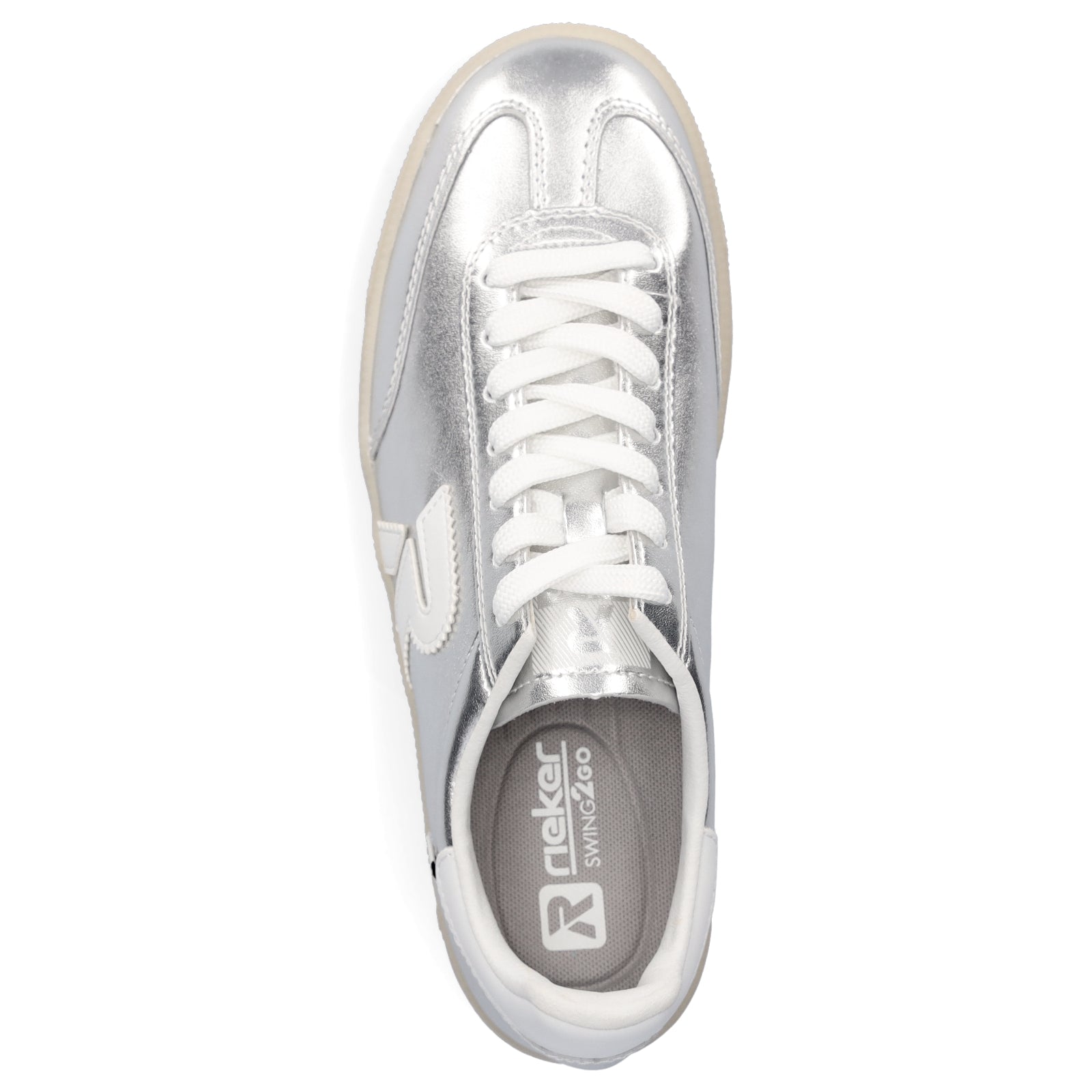Rieker Damen Sneaker silber