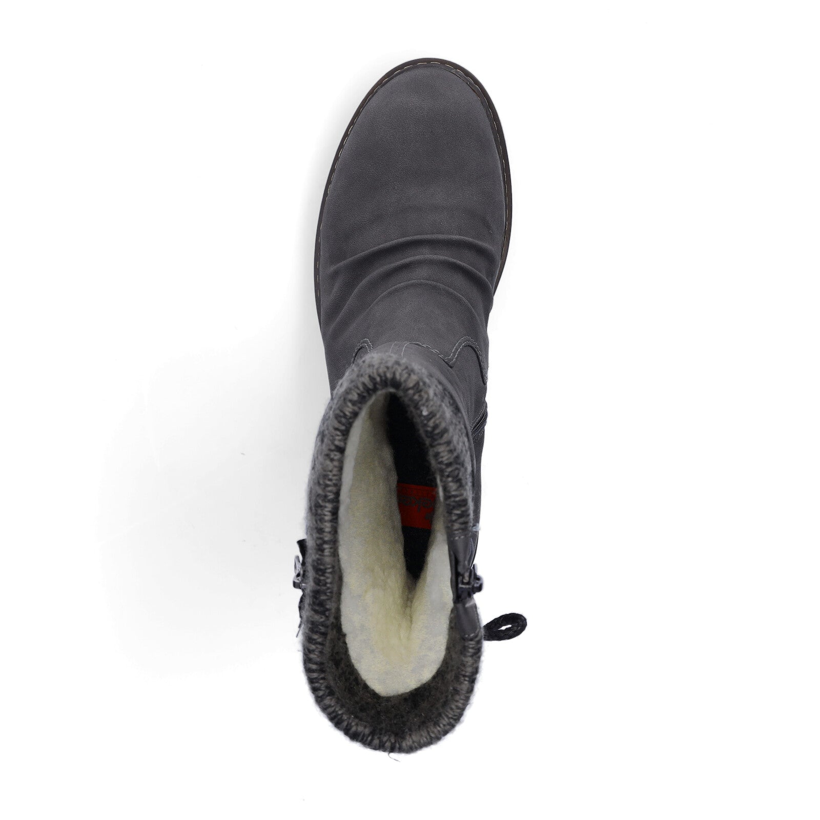 Rieker Damen Halbschaft Stiefel grau