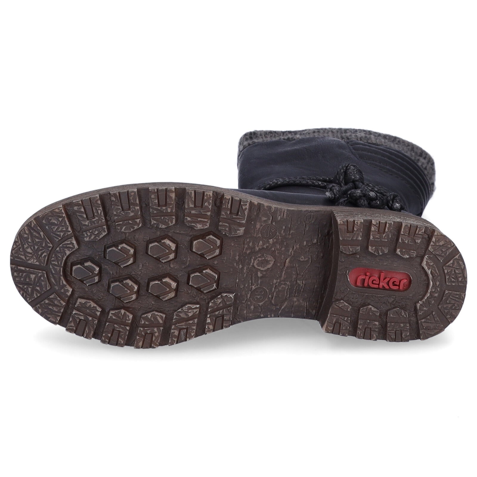 Rieker Damen Halbschaft Stiefel schwarz