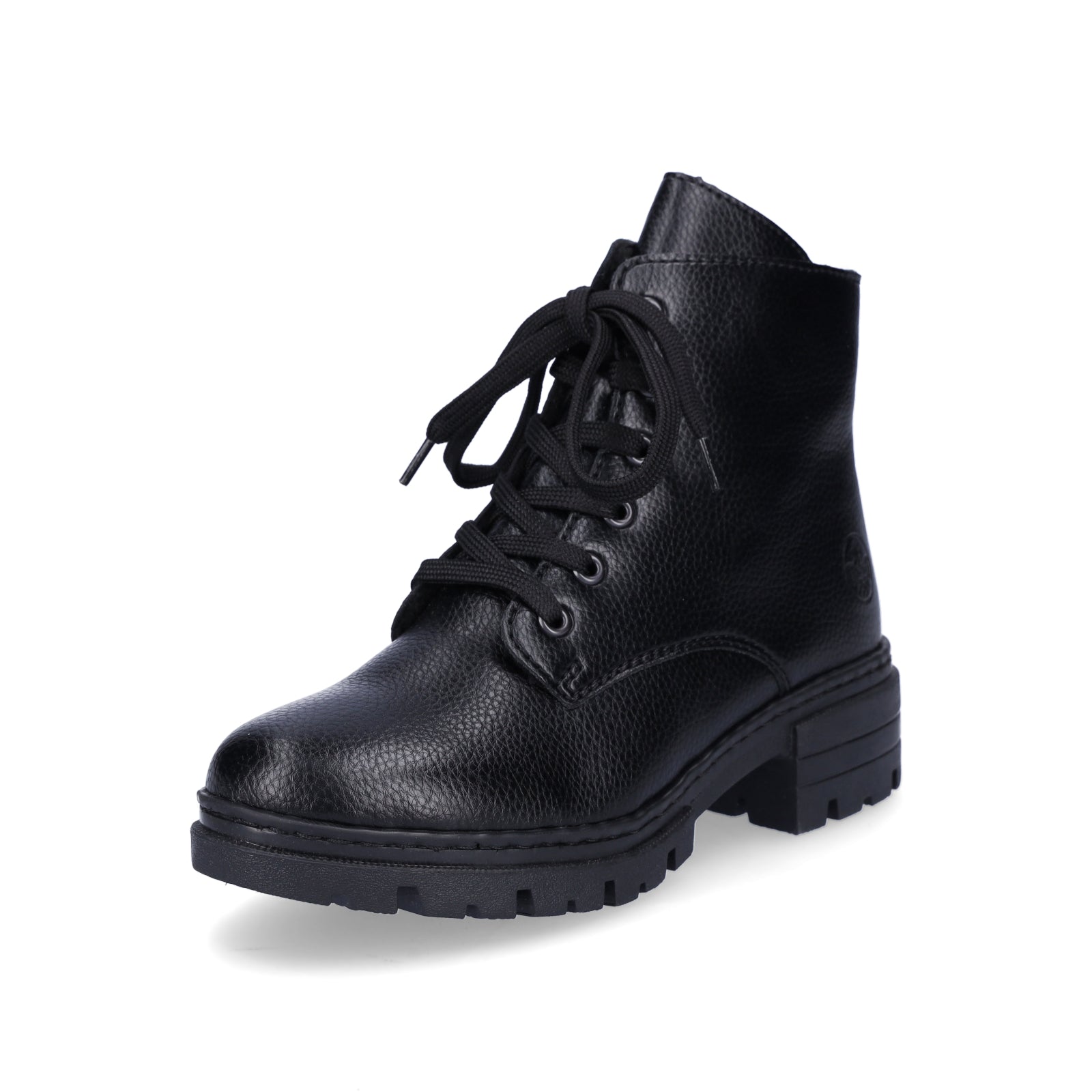 Rieker women's lace-up boot black