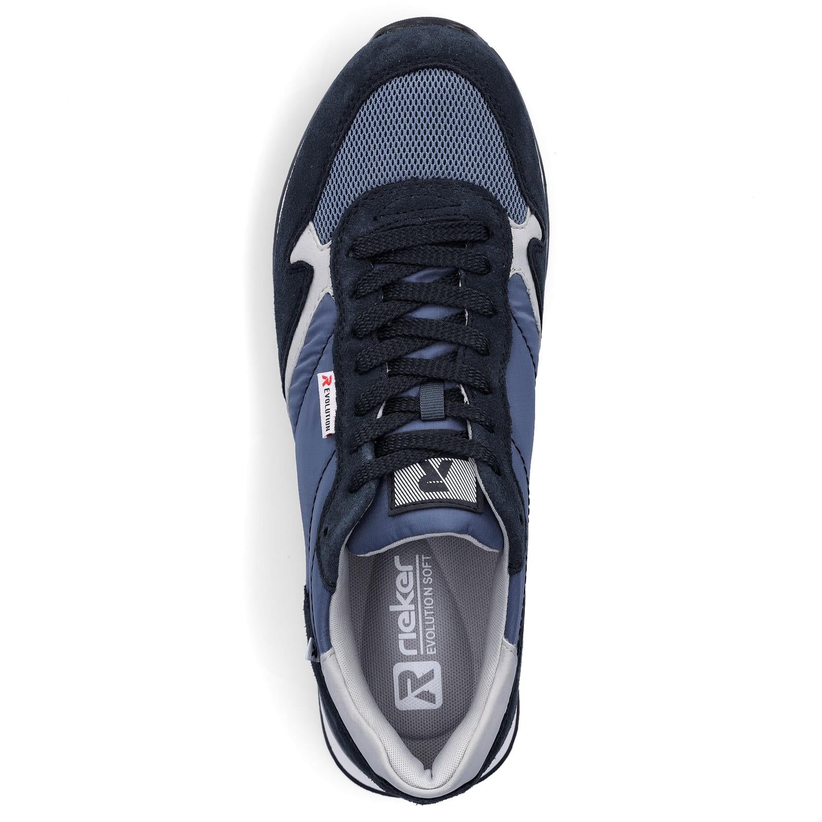 Rieker Evolution Herren Sneaker blau grau