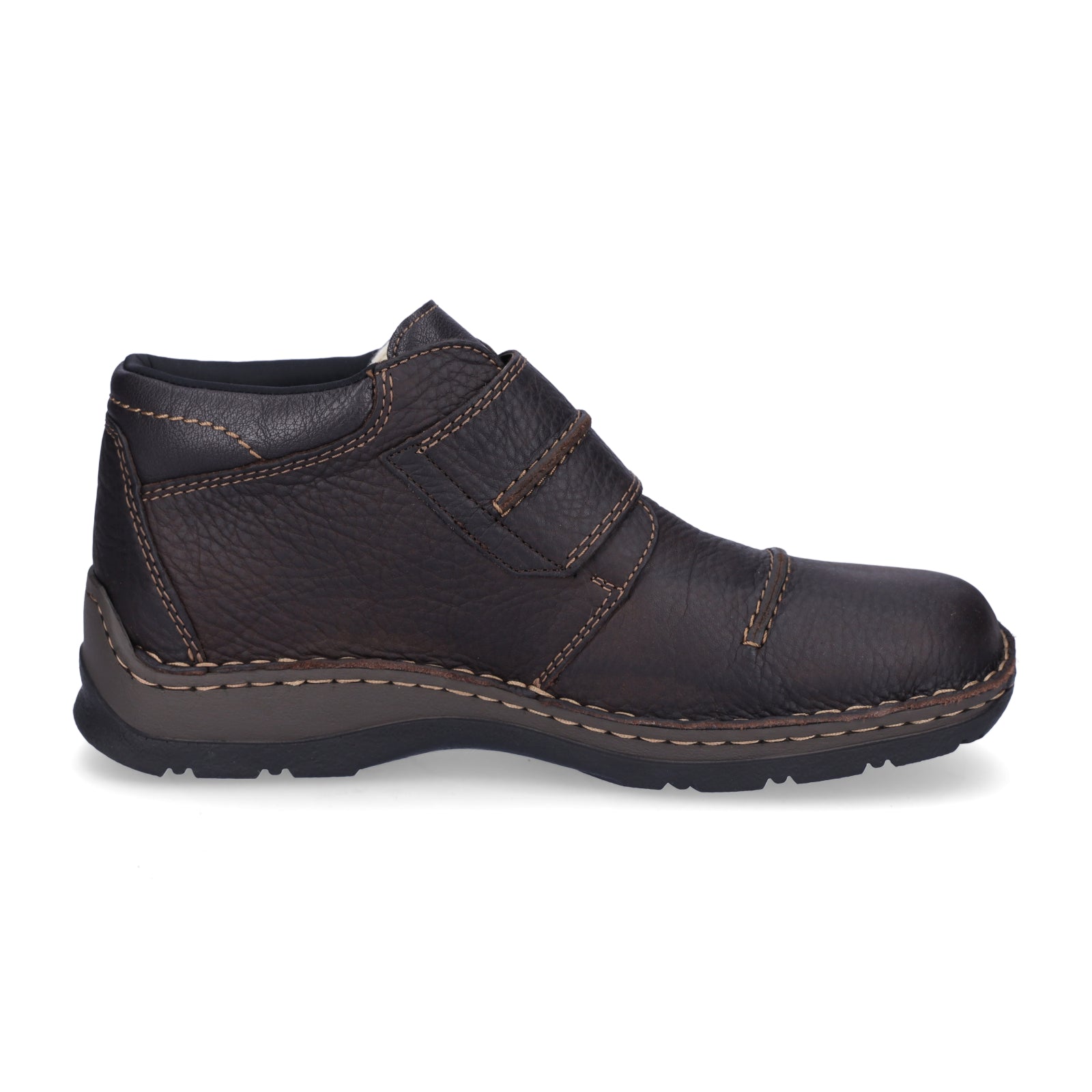 Rieker Herren Leder Klettschuh braun
