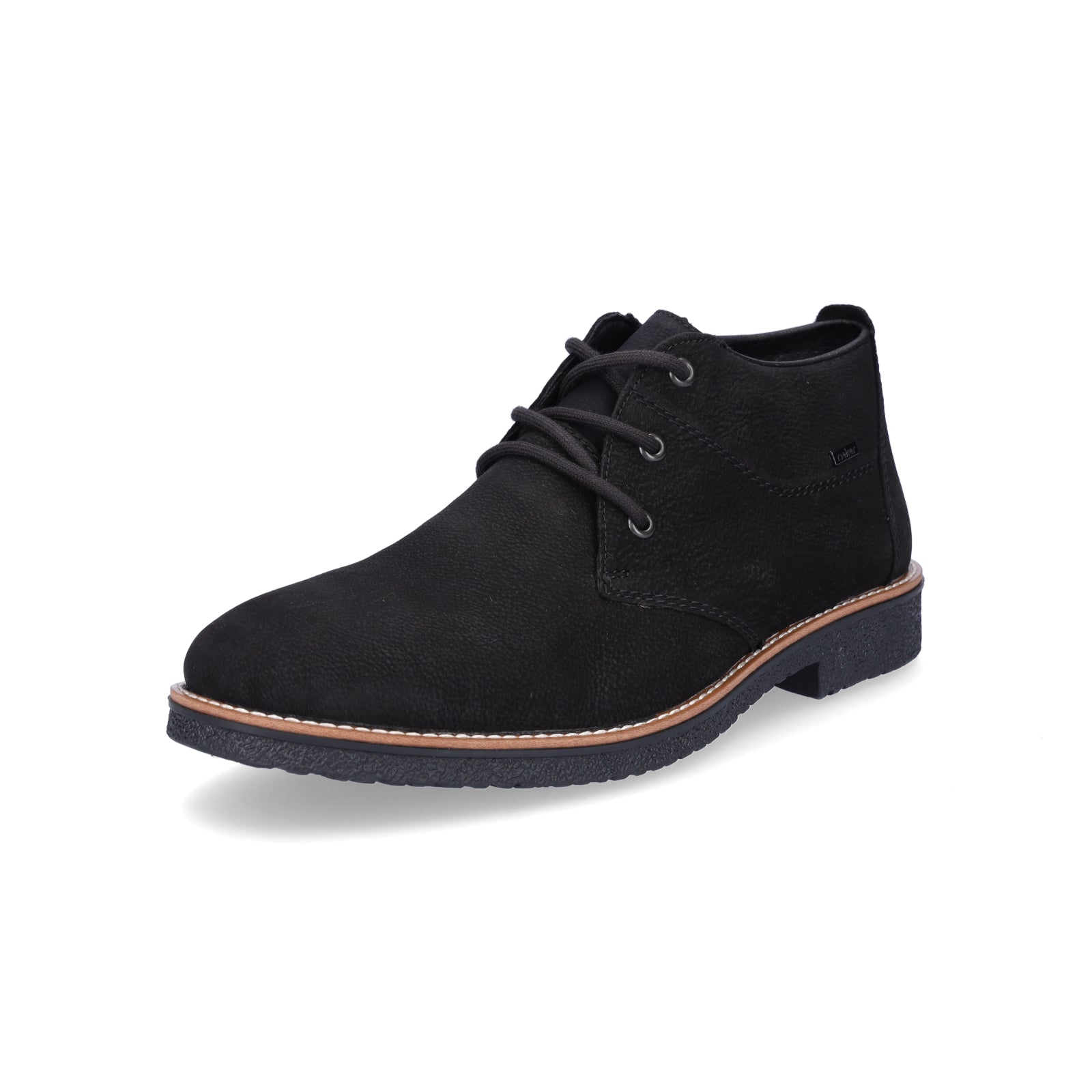 Rieker men's lace-up shoe black