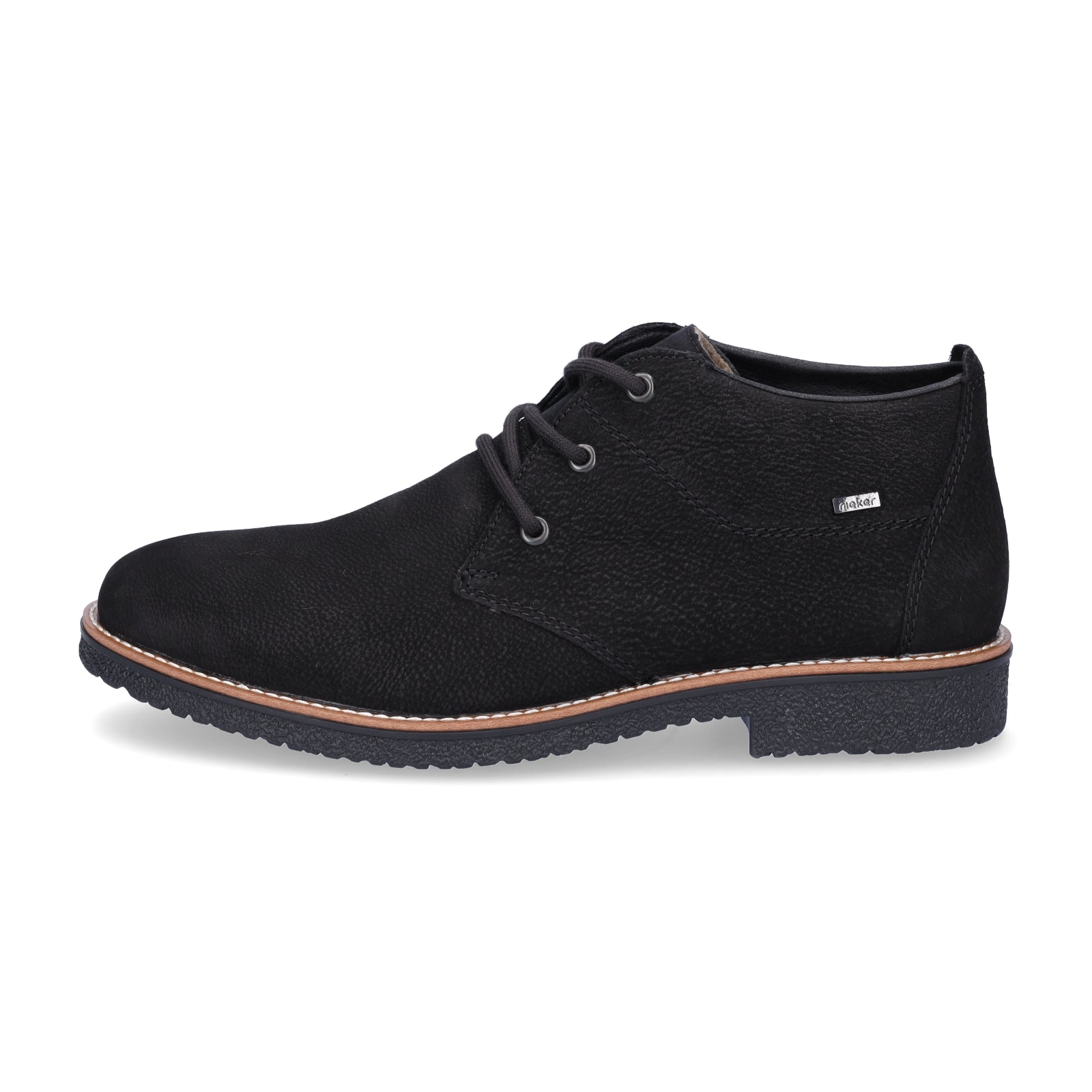 Rieker men's lace-up shoe black