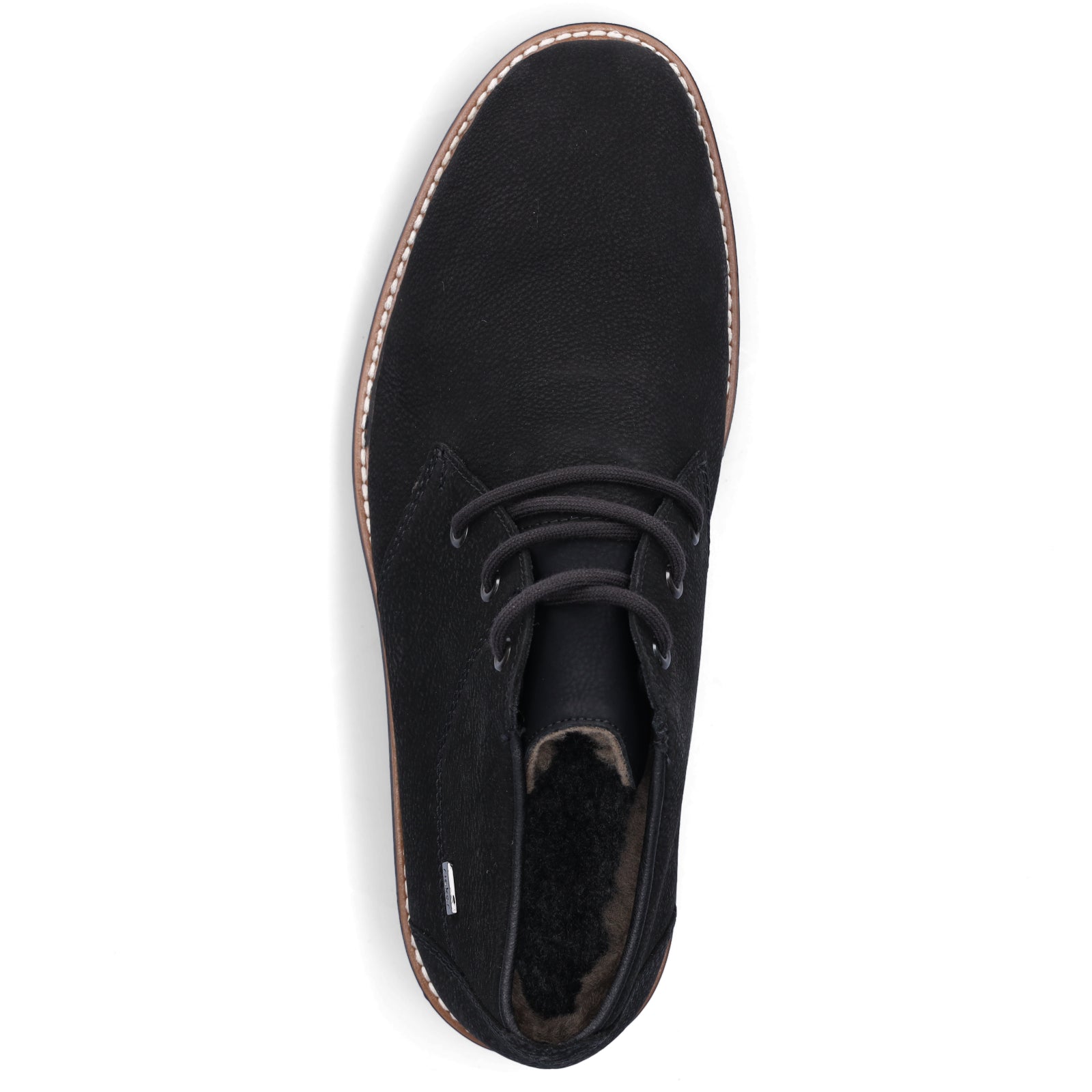 Rieker Herren Schnürschuh schwarz