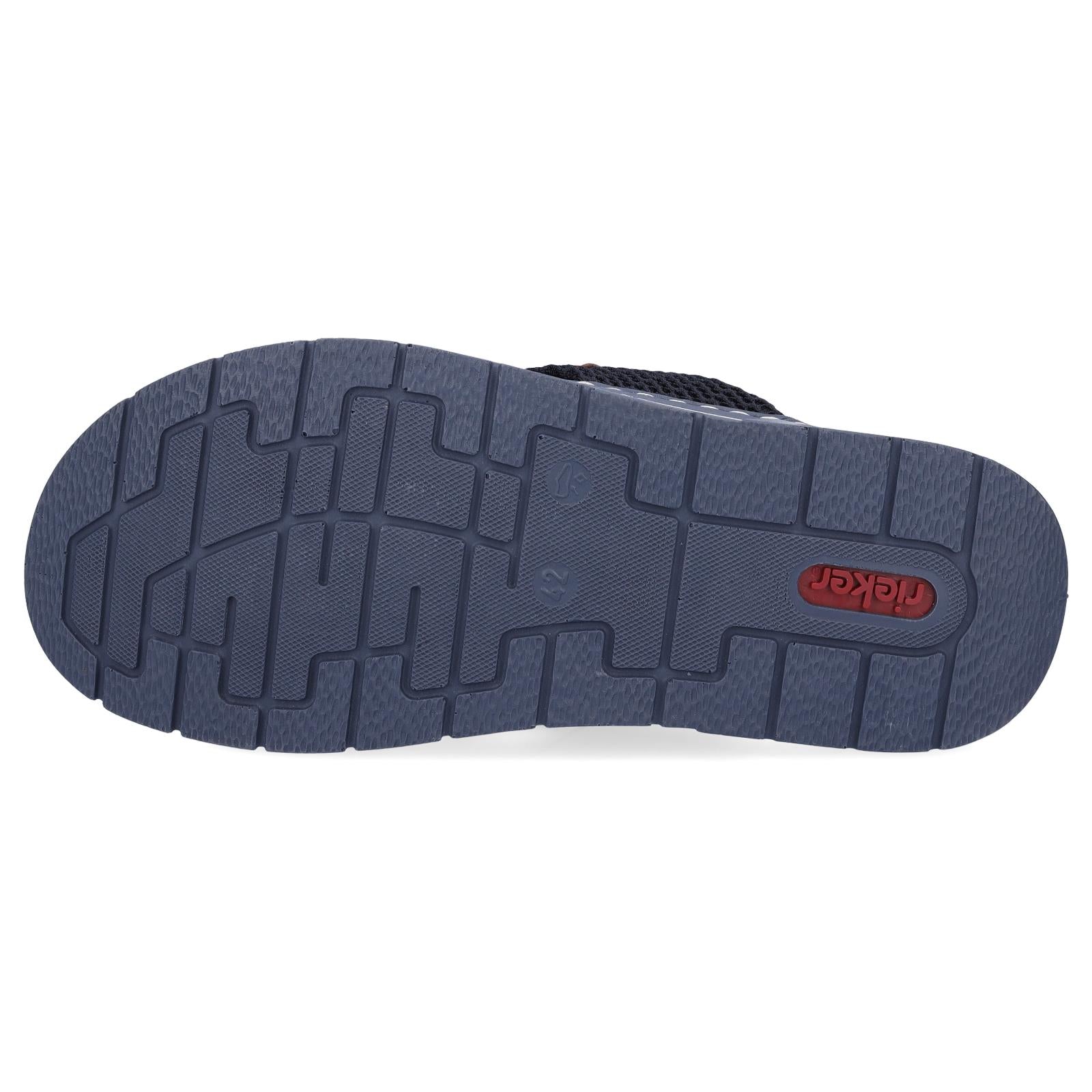 Rieker Herren Pantolette blau