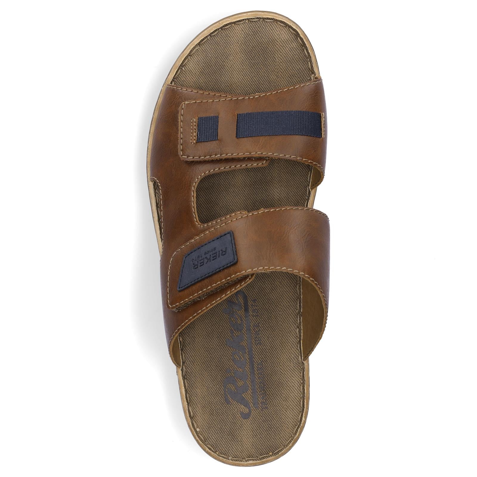 Rieker men's mules brown