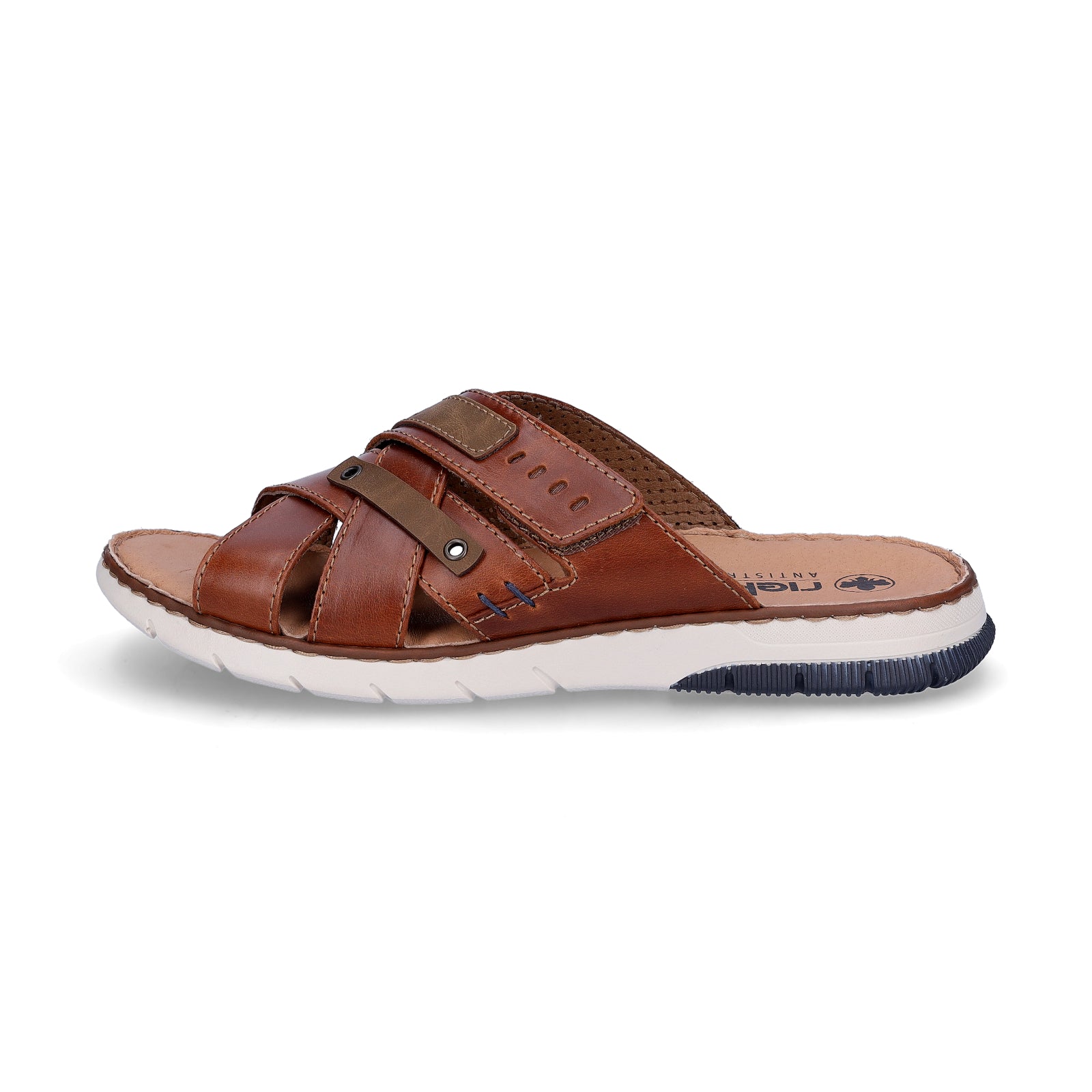 Rieker Herren Pantolette braun